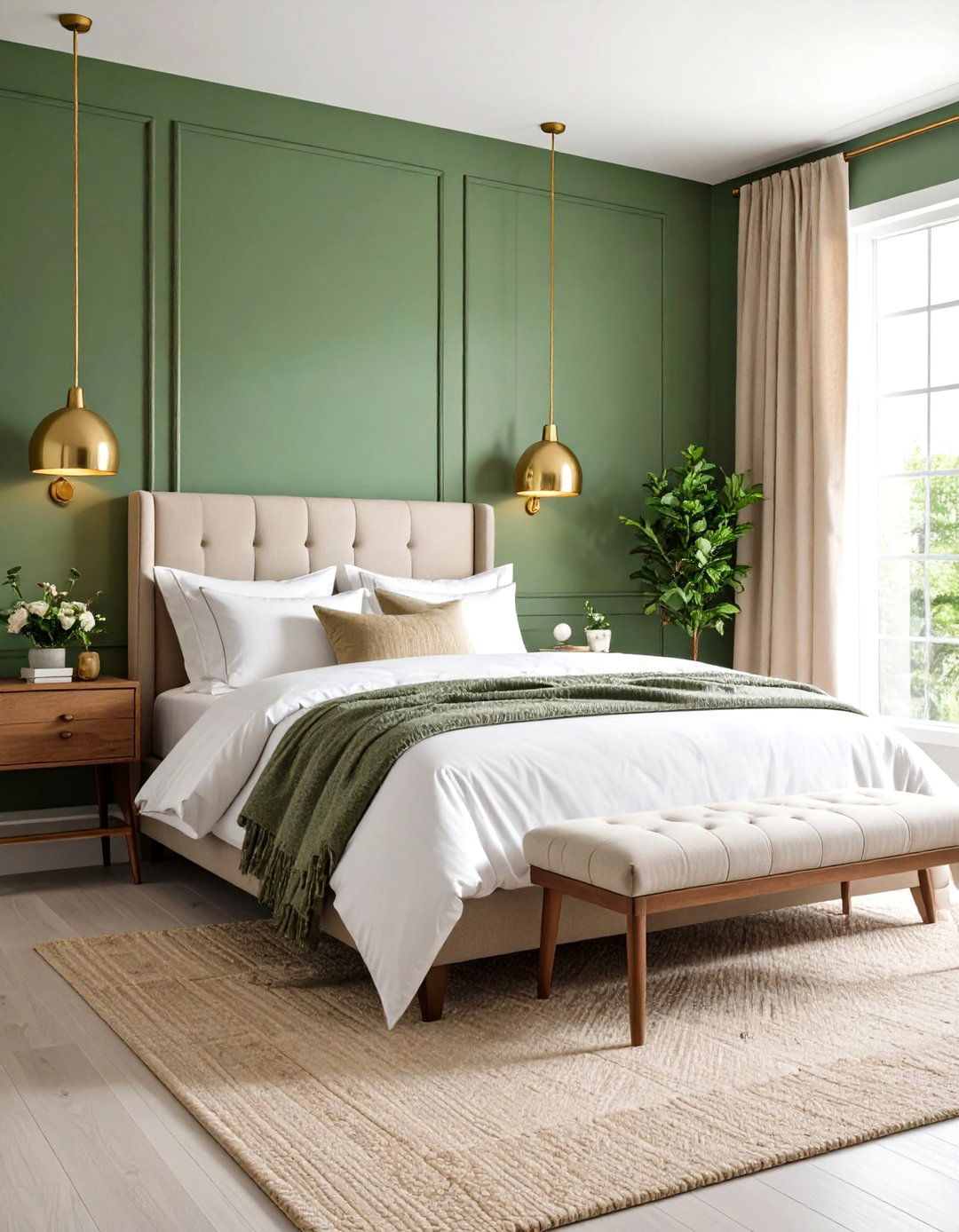 Sage Green Light Green Bedroom Sanctuary - 20 Light Green Bedroom Ideas