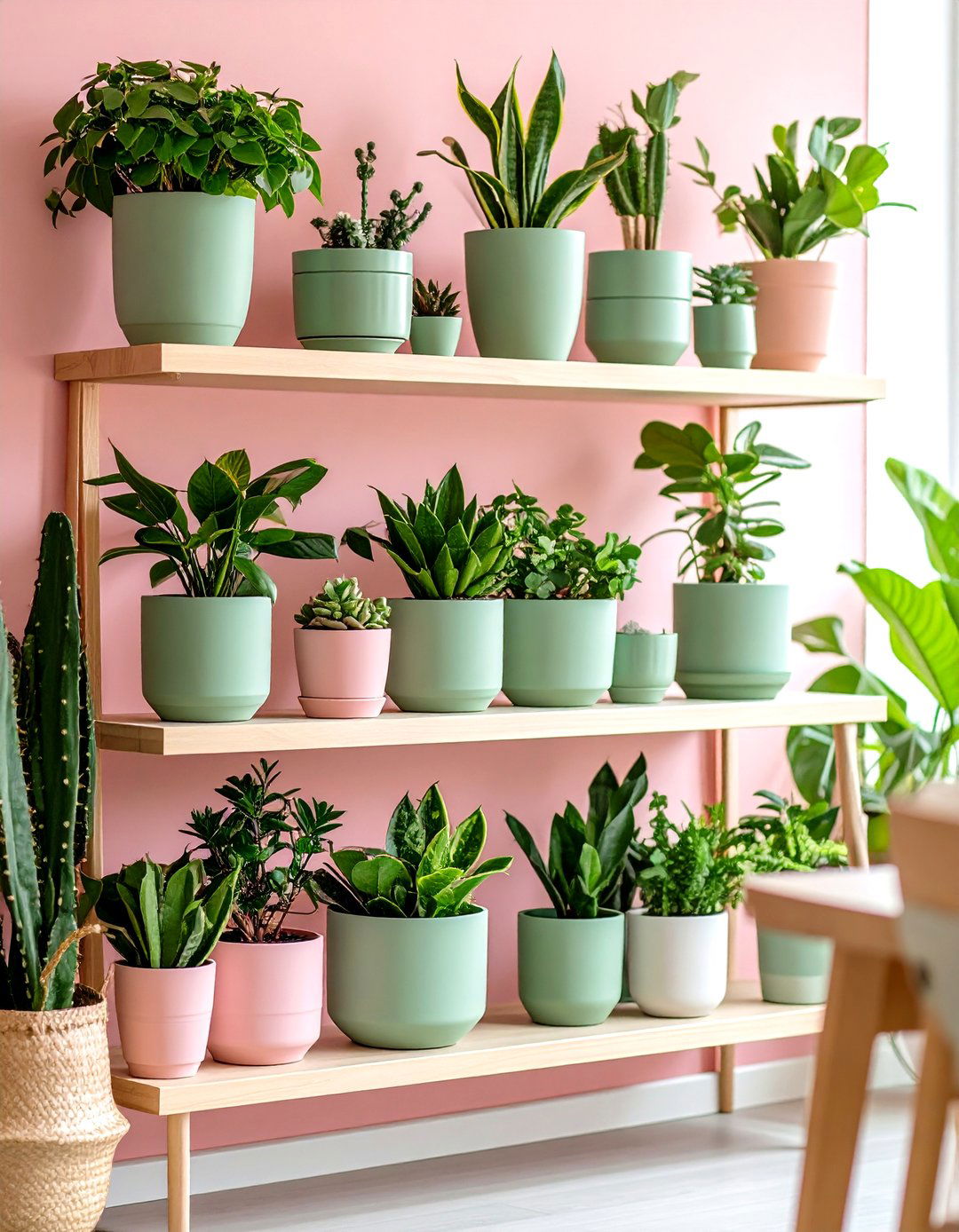 Sage Green Planters and Greenery - 20 Sage Green Decor Ideas