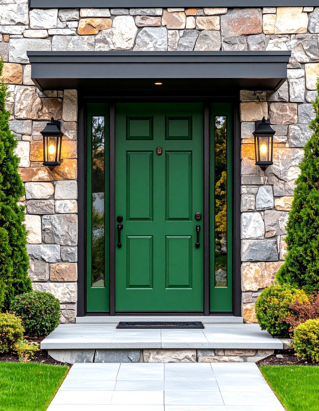 Sage Green Serenity Door - 20 Door Painting Ideas