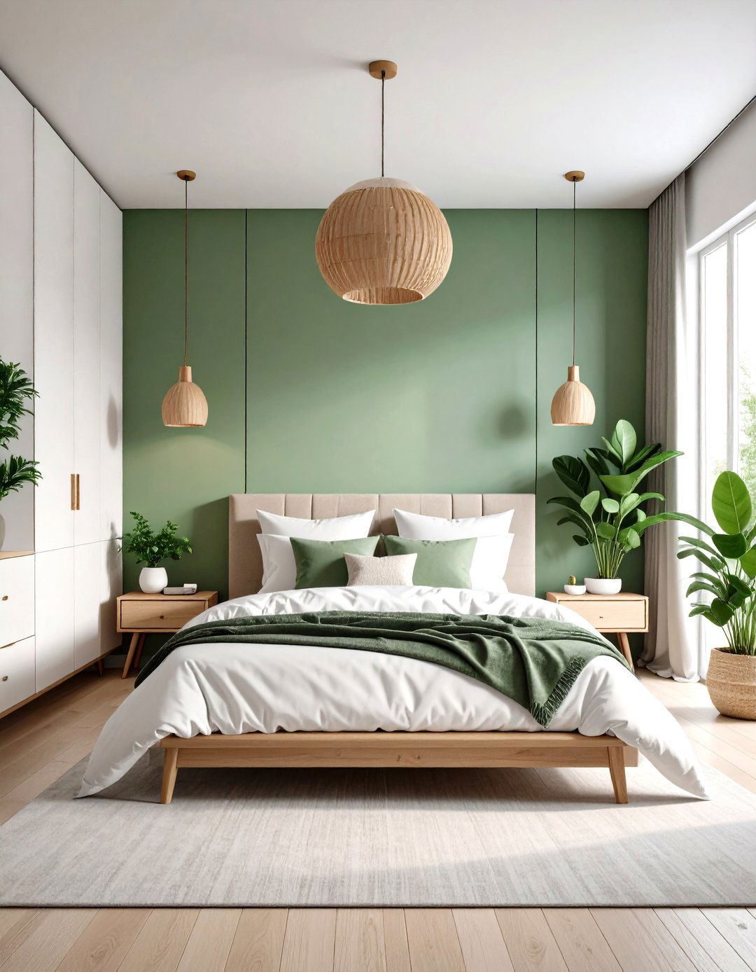 Sage Green Urban Chic Bedroom - 20 Sage Green Bedroom Ideas