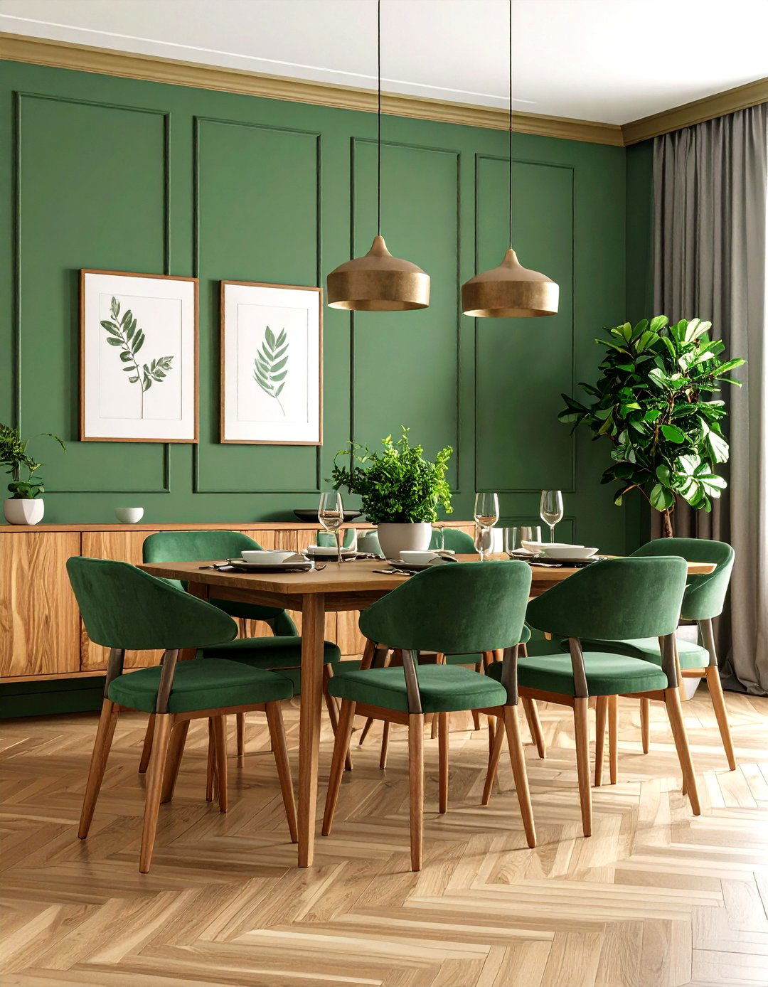 Sage Green Wall Paneling - 20 Sage Green Decor Ideas