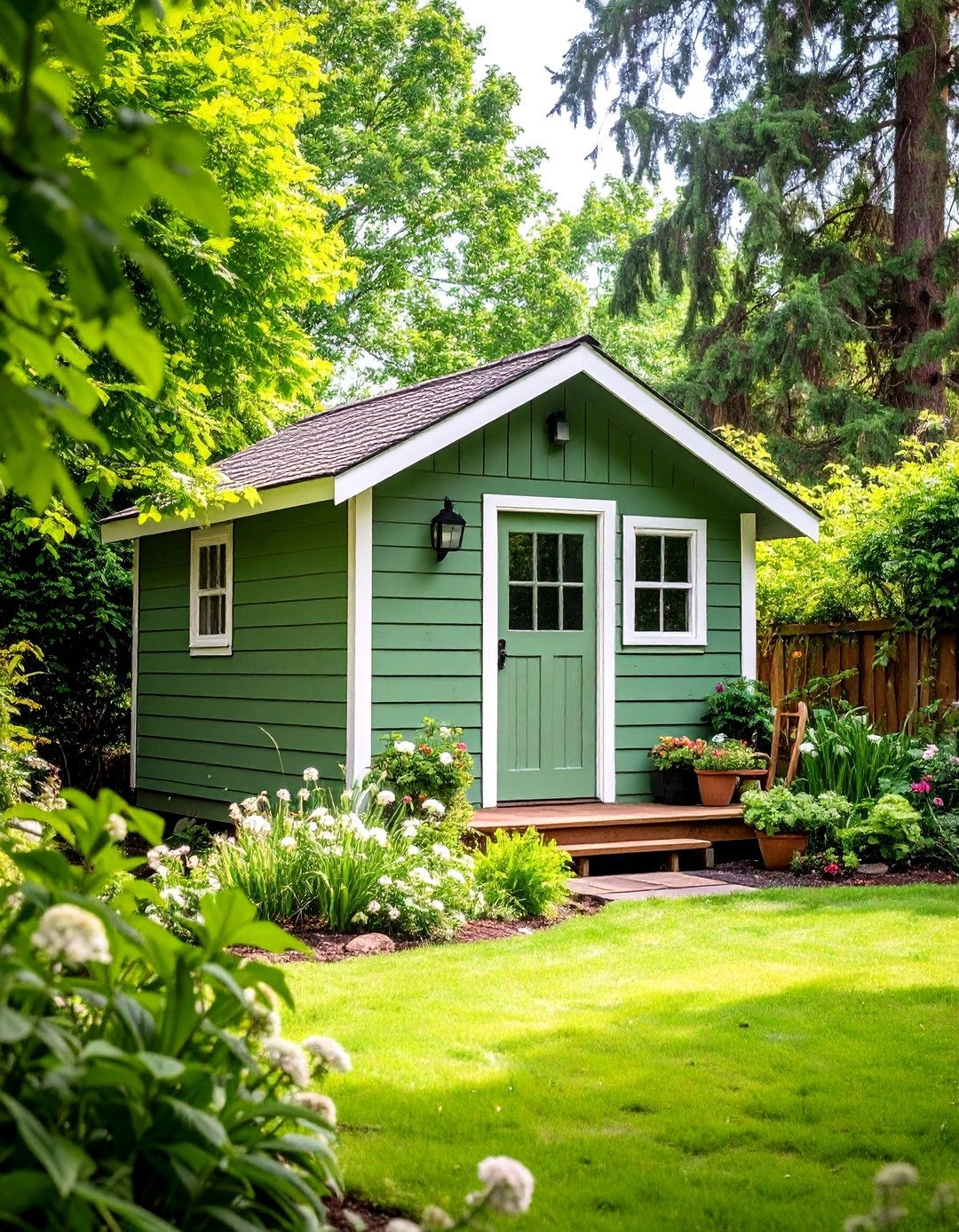 Sage Green - 20 Shed Color Ideas