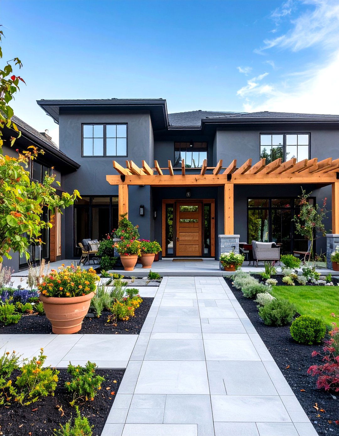 Salt Spray Proof Dark Grey Coastal Cottage - 20 Dark Grey House Exterior Ideas