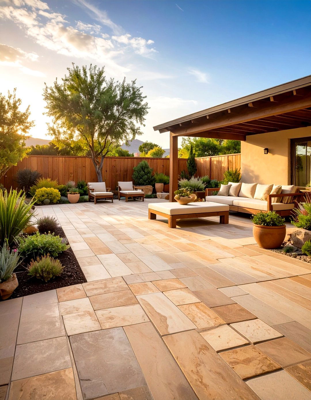 Sandstone Patio Flooring - 20 Patio Flooring Ideas