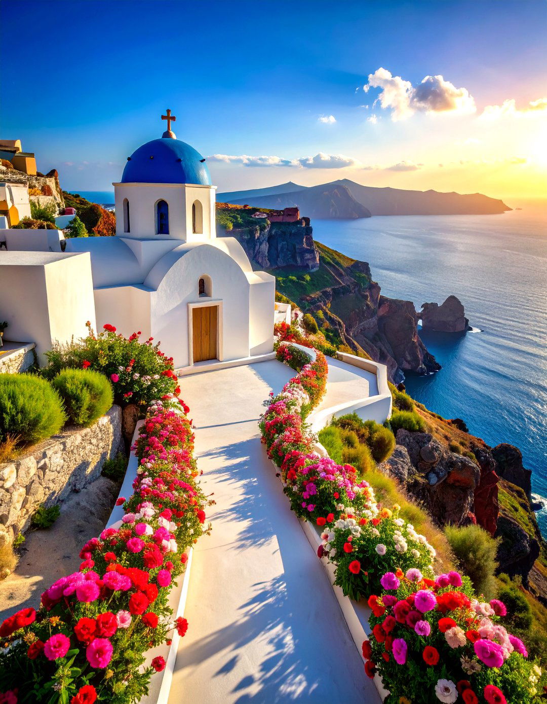 Santorini Clifftop Destination Wedding - 20 Destination Wedding Ideas