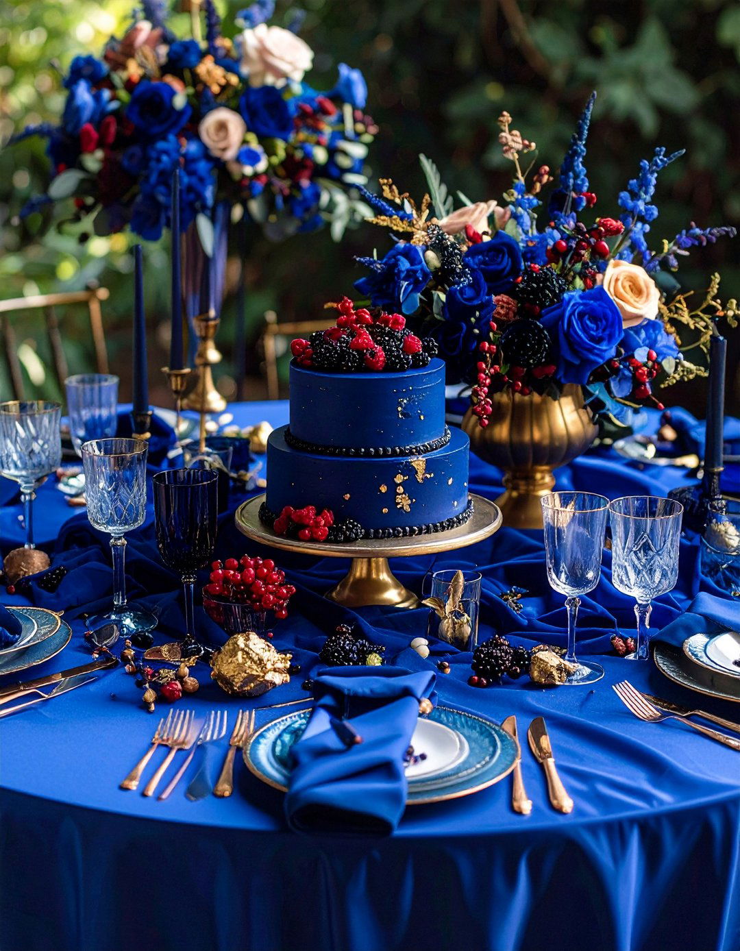 Sapphire Blue Jewel Toned Wedding Theme - 20 Blue Wedding Theme Ideas