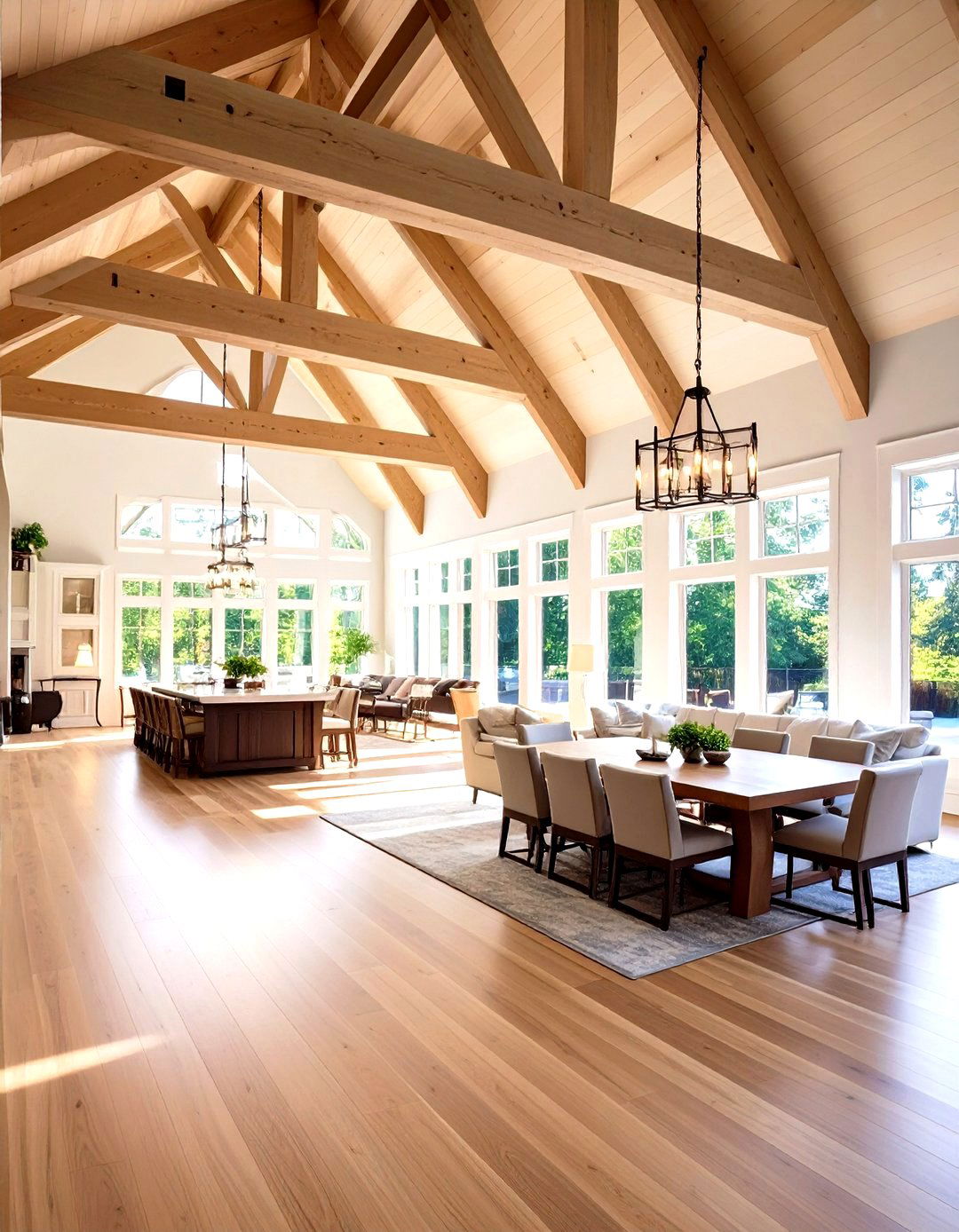 Scale and Proportion - 20 Vaulted Ceiling With Beams
