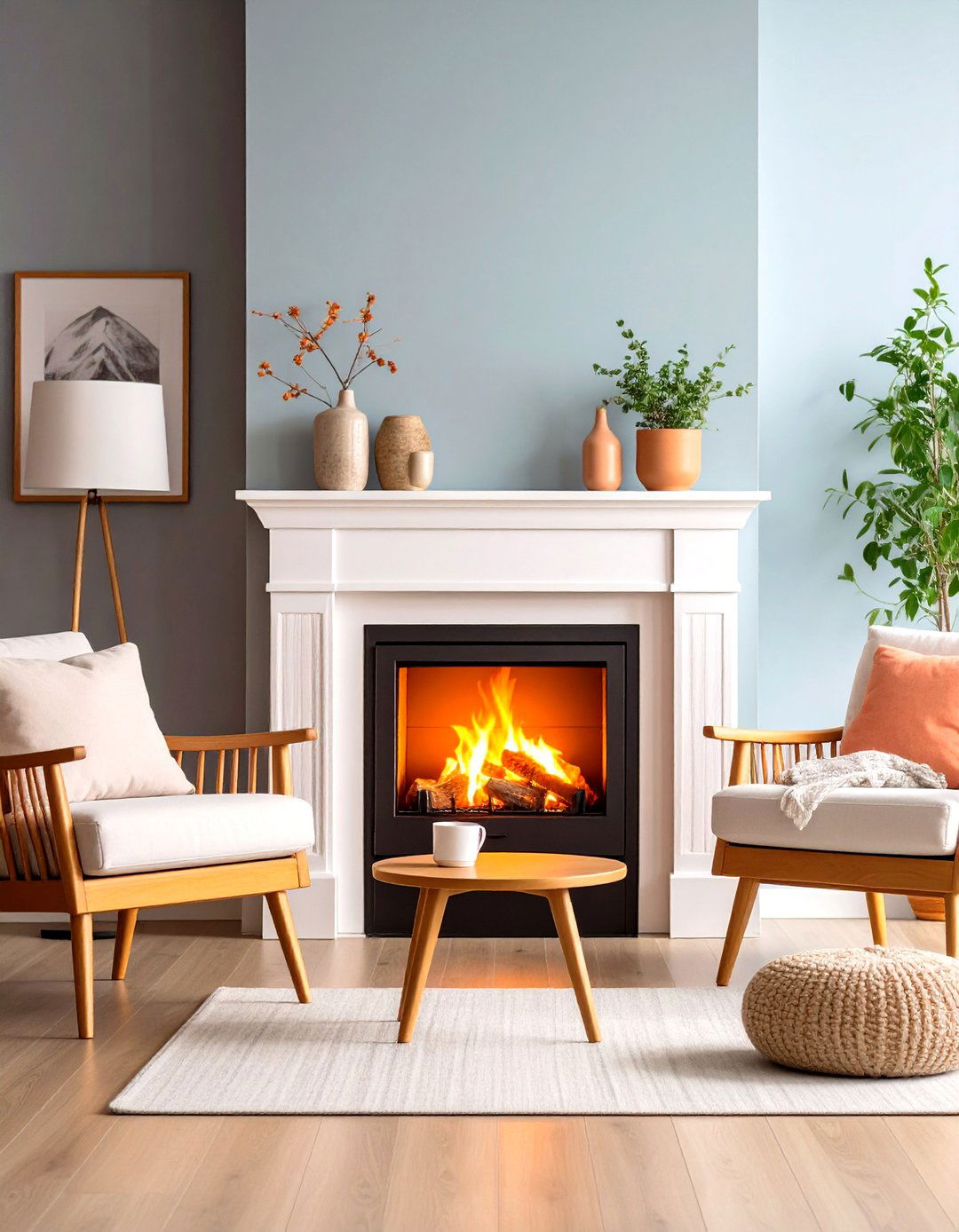 Scaled Down Fireplace or Portable Heater - 20 Small Screened-in Porch Ideas