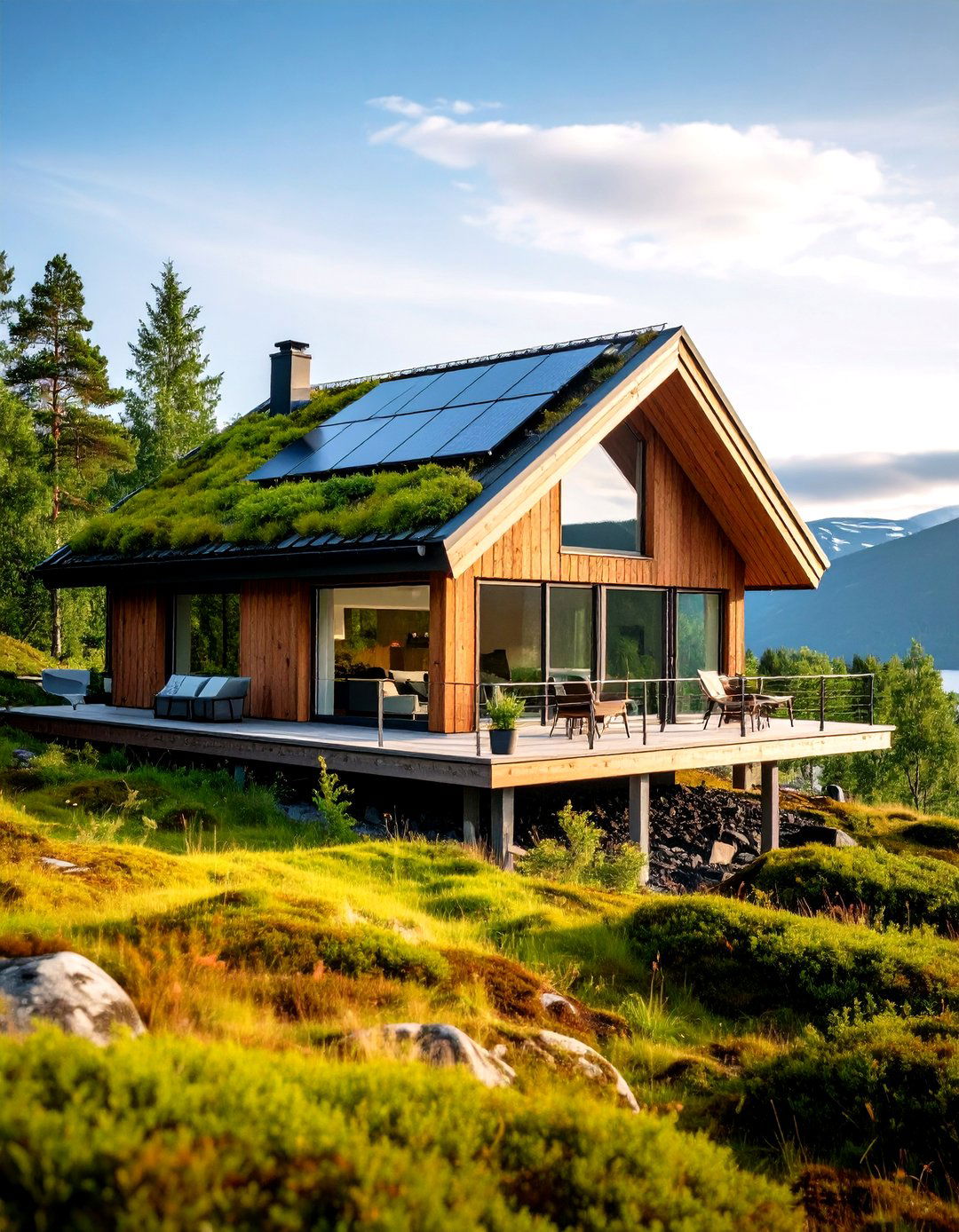 Scandinavian Houses With Olive Green Living Roofs - 20 Houses With Green Roofs