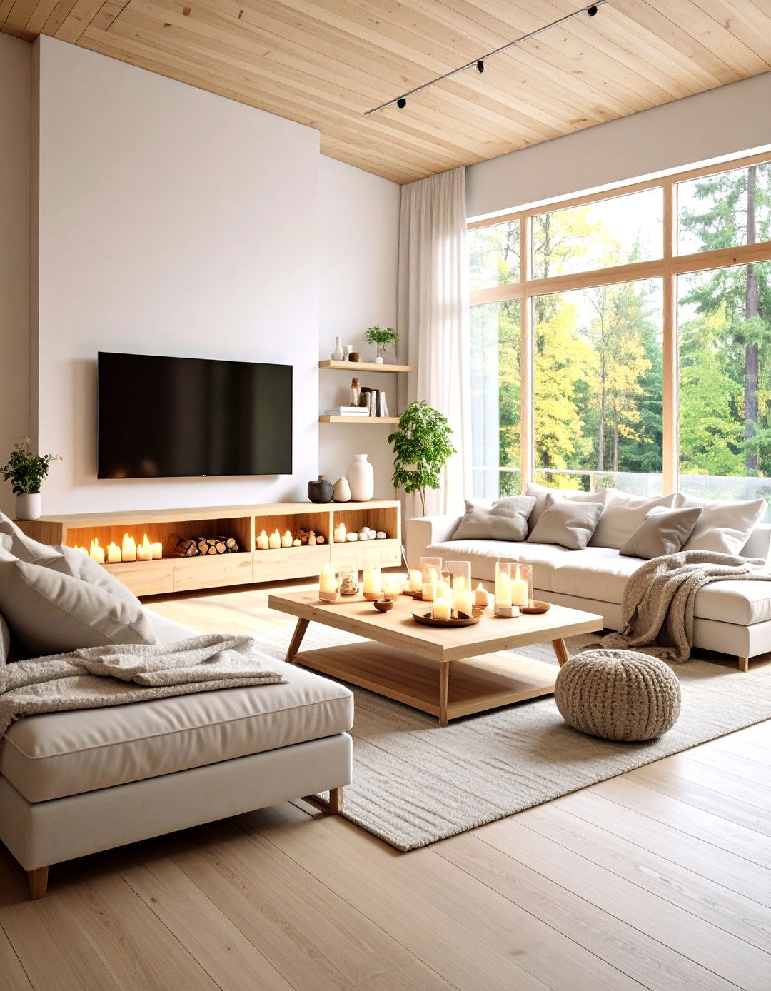 Scandinavian Hygge Media Room - 20 Media Room Ideas