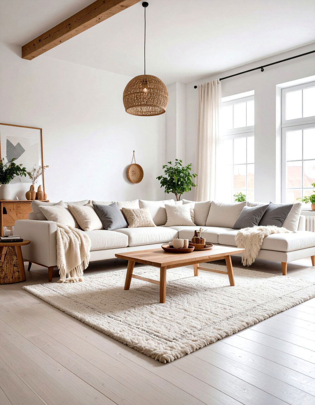 Scandinavian Inspired Loft Style Living Room - 20 Loft-style Living Room Ideas