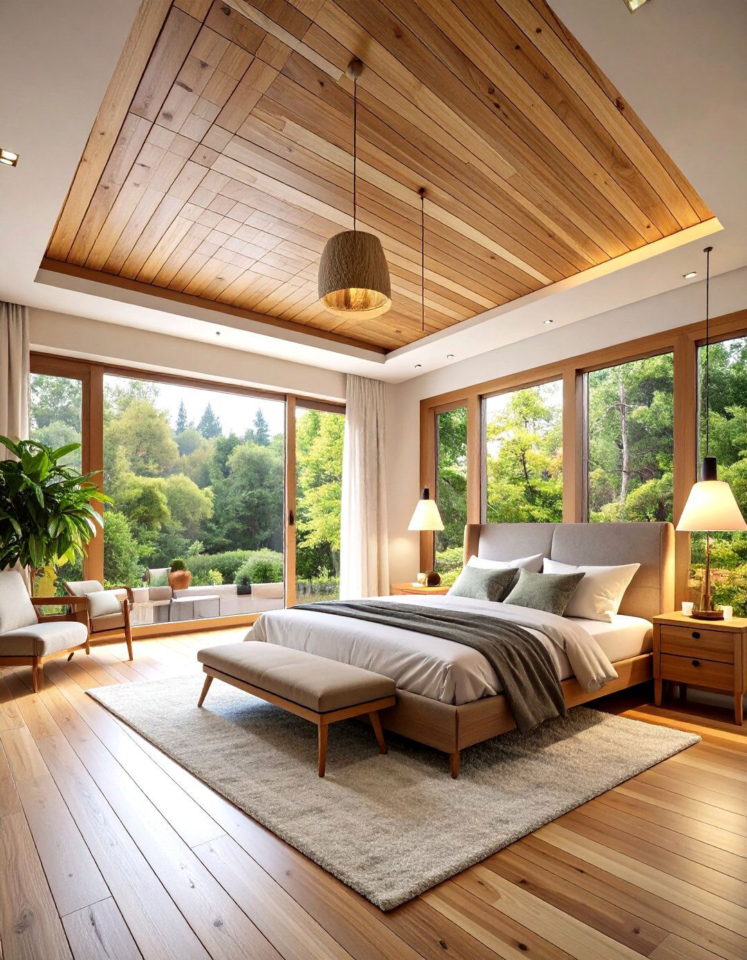 Scandinavian Inspired Reverse Tray Ceiling - 20 Reverse Tray Ceiling Ideas