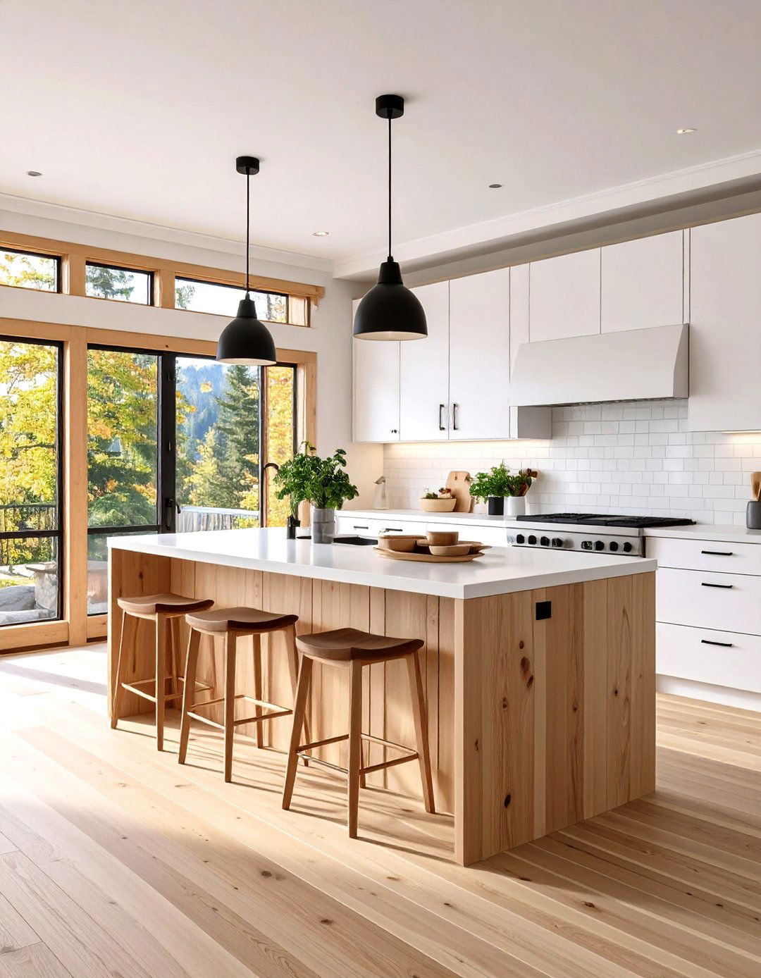 Scandinavian Light Wood Minimalism Refreshes Cabin Kitchen Palettes - 20 Cabin Kitchen Ideas