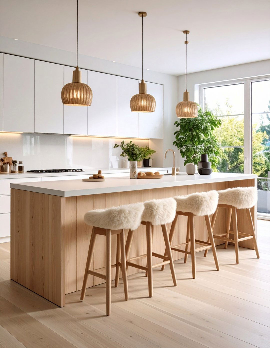 Scandinavian Minimalist Breakfast Bar Calm - 20 Breakfast Bar Ideas