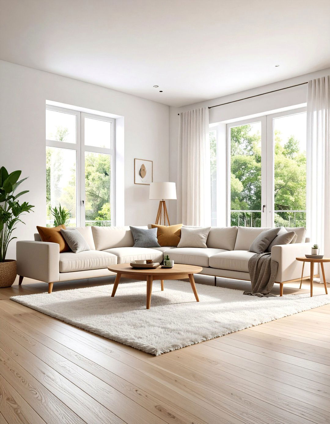 Scandinavian Minimalist Condo Living Room Design - 20 Condo Living Room Ideas