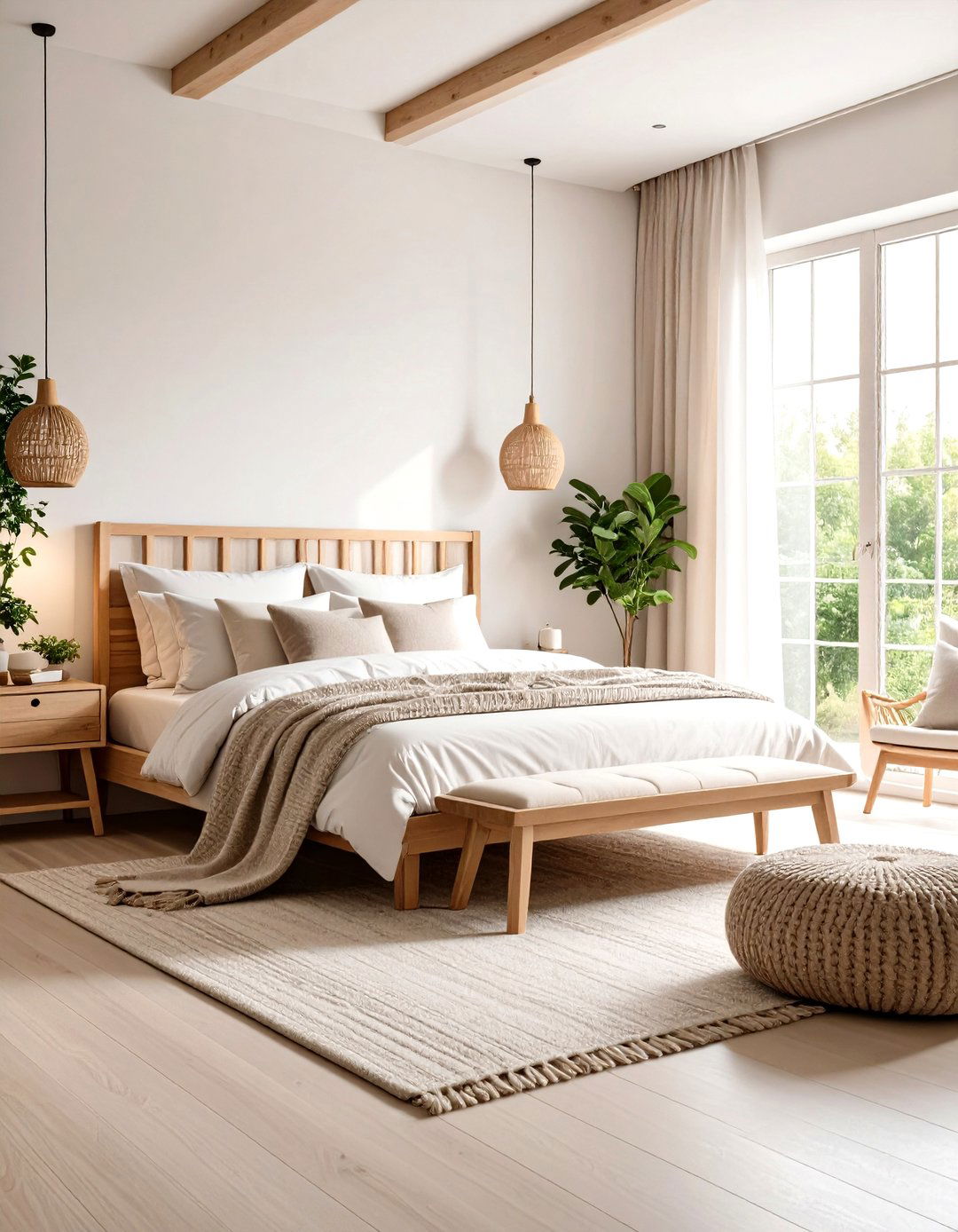 Scandinavian Minimalist Hotel Room Design with Hygge Elements - 20 Hotel Room Design Ideas
