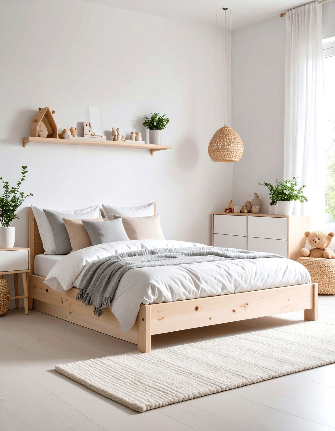 Scandinavian Minimalist Kids Room Design - 20 Kids Room Ideas