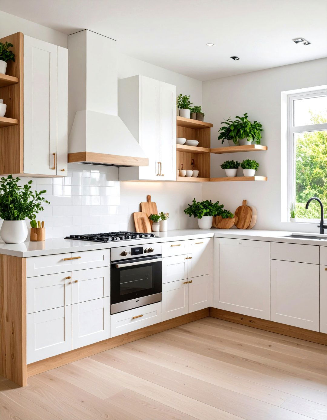 Scandinavian Minimalist Kitchen With White Appliances - 20 Kitchen With White Appliances Ideas