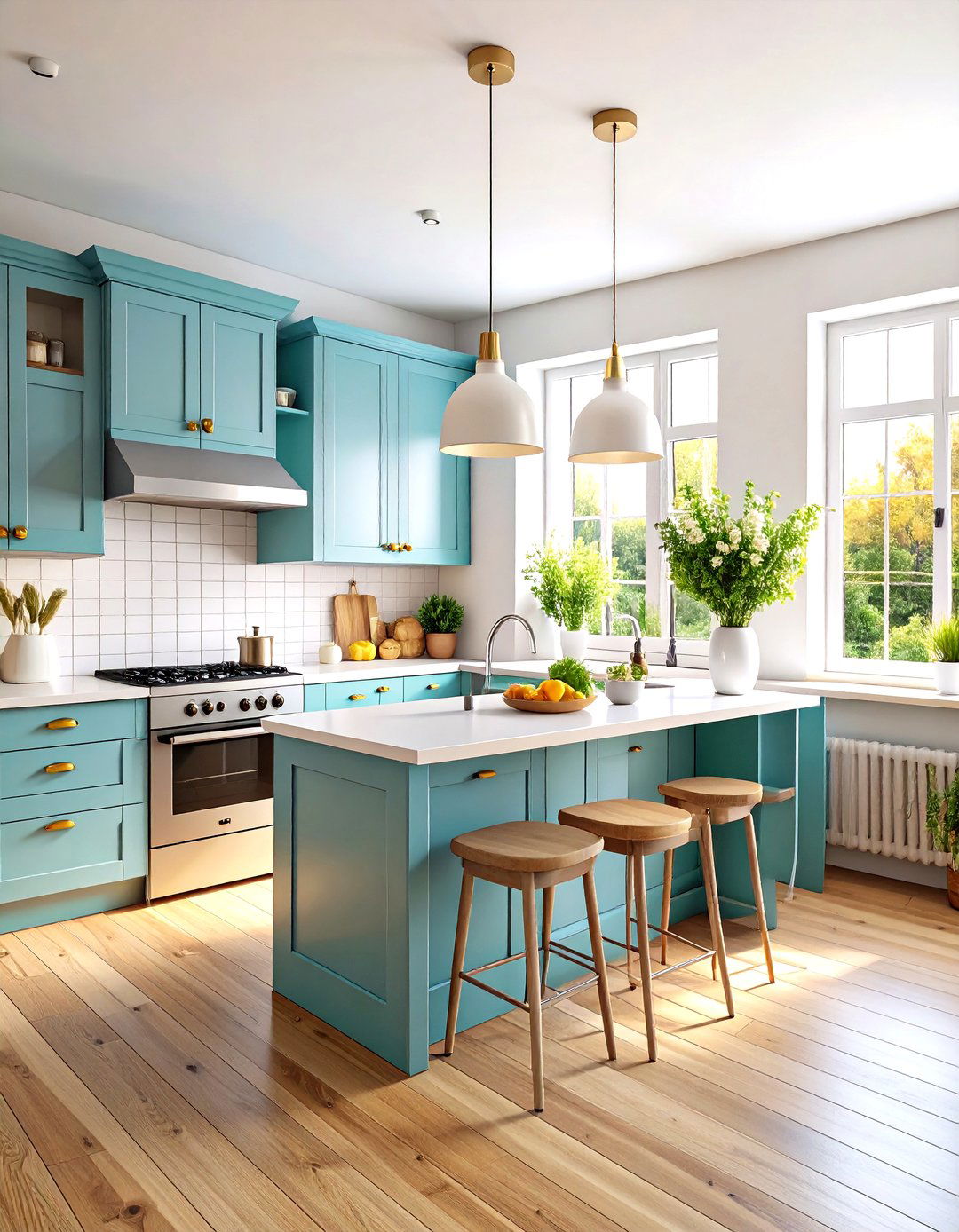 Scandinavian Minimalist Kitchenette - 20 Kitchenette Ideas