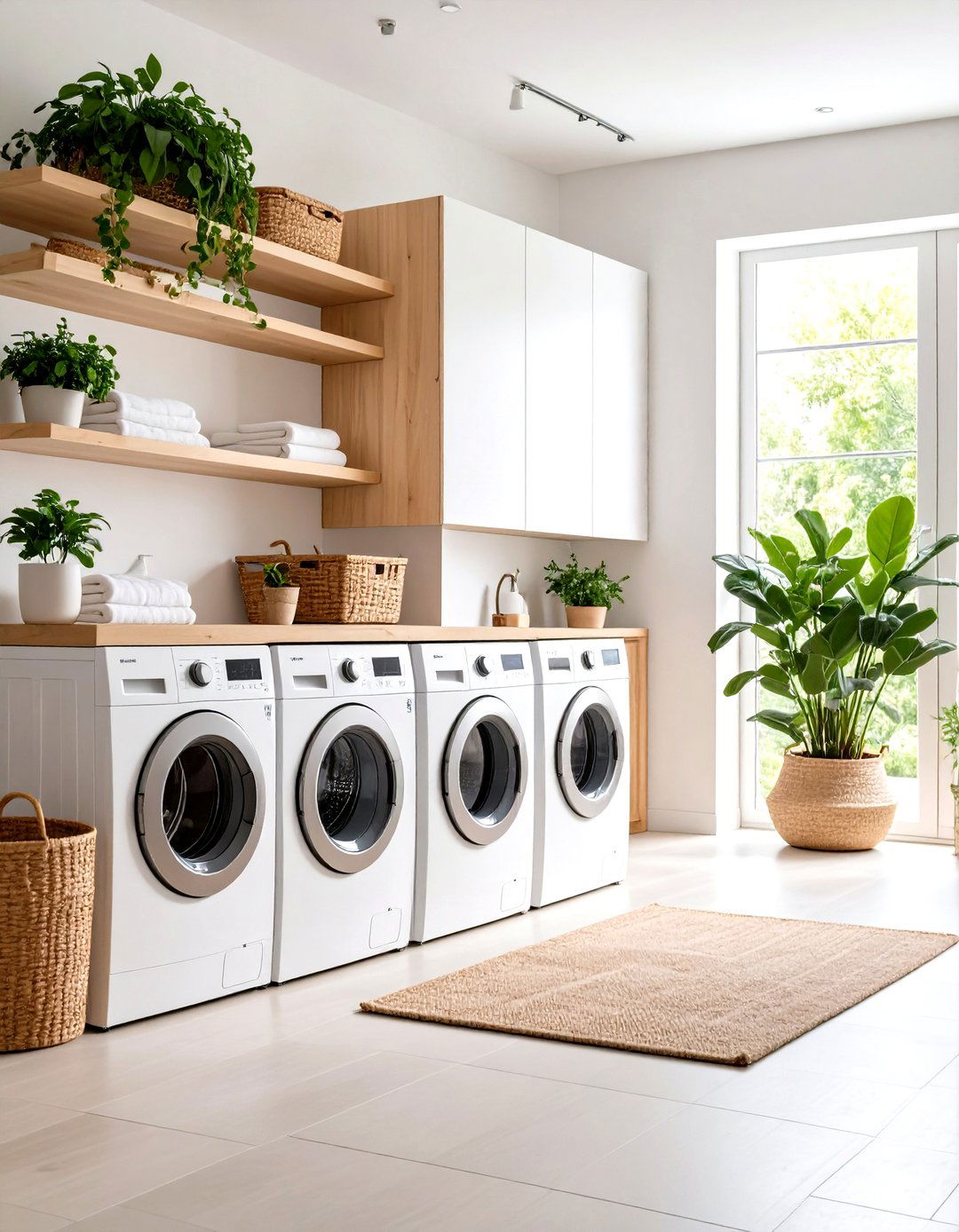 Scandinavian Minimalist Laundry Room Sanctuary - 20 Laundry Room Decor Ideas