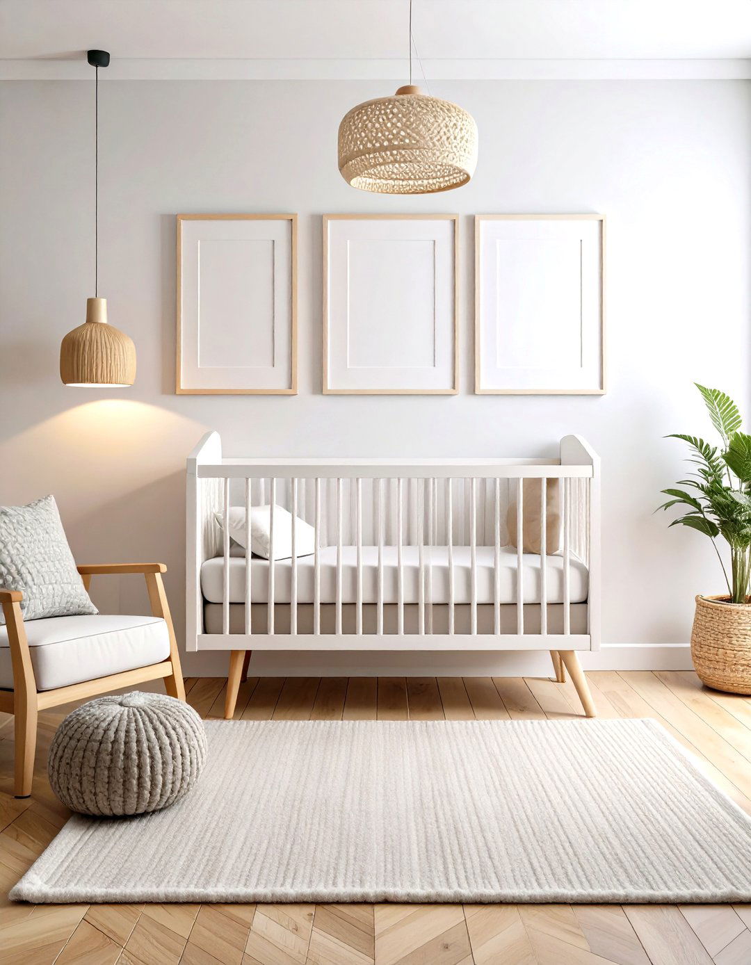 Scandinavian Minimalist Nursery Retreat - 20 Minimalist Nursery Ideas