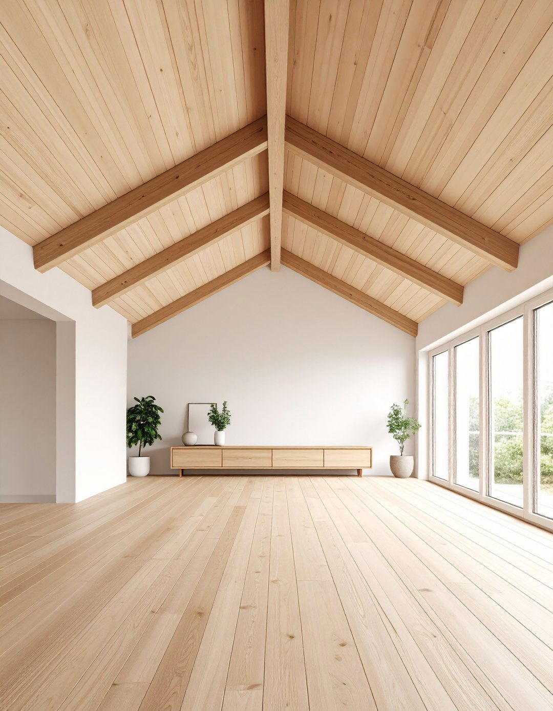 Scandinavian Minimalist Shiplap Ceiling - 20 Shiplap Ceiling Ideas