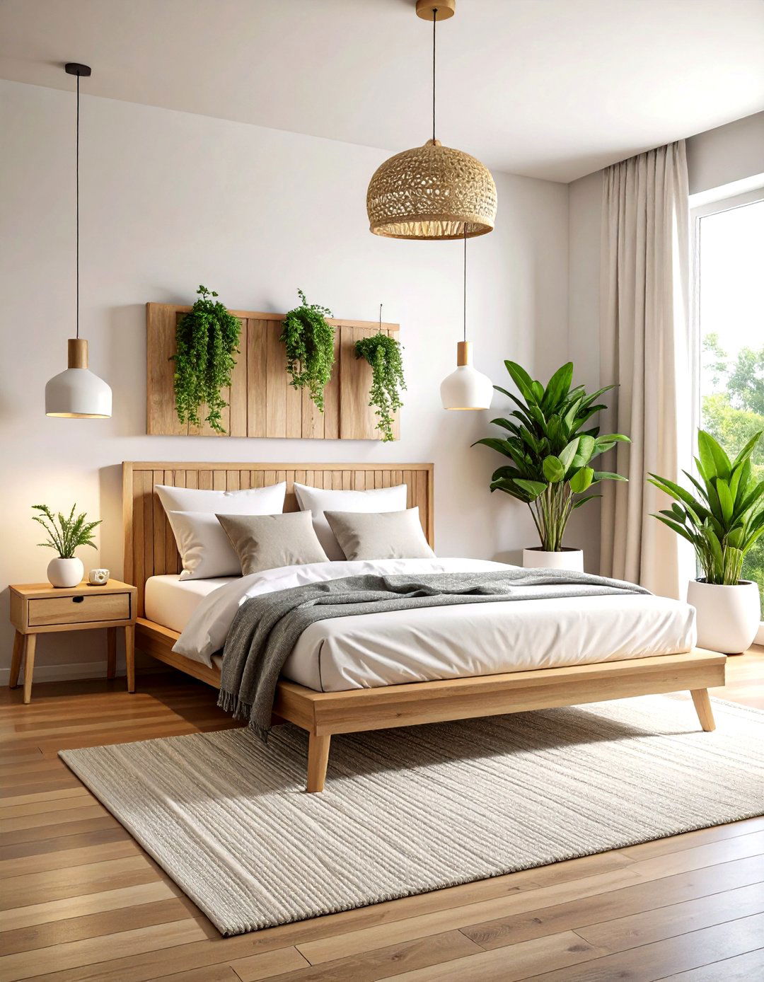 Scandinavian Minimalist White Bedroom - 20 White Bedroom Ideas