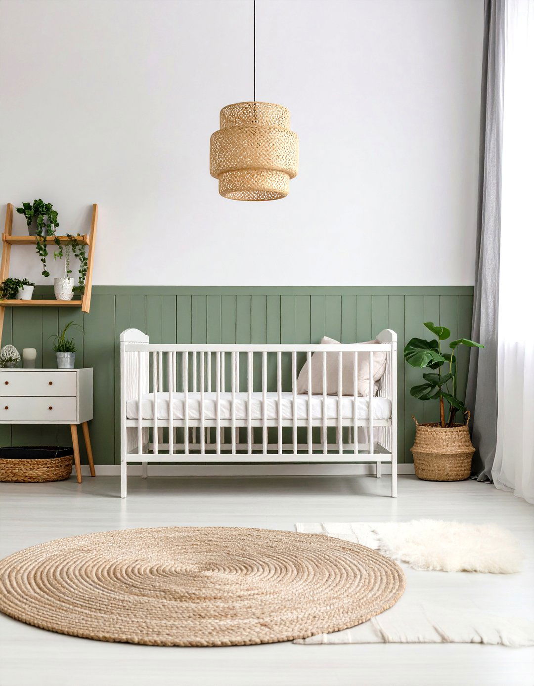 Scandinavian Pink and Green Nursery - 20 Pink and Green Nursery Ideas