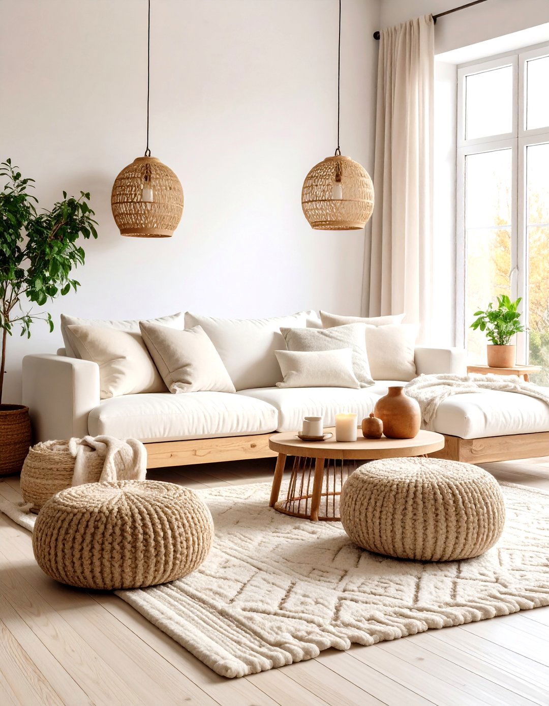 Scandinavian Rustic Living Room - 20 Rustic Living Room Ideas