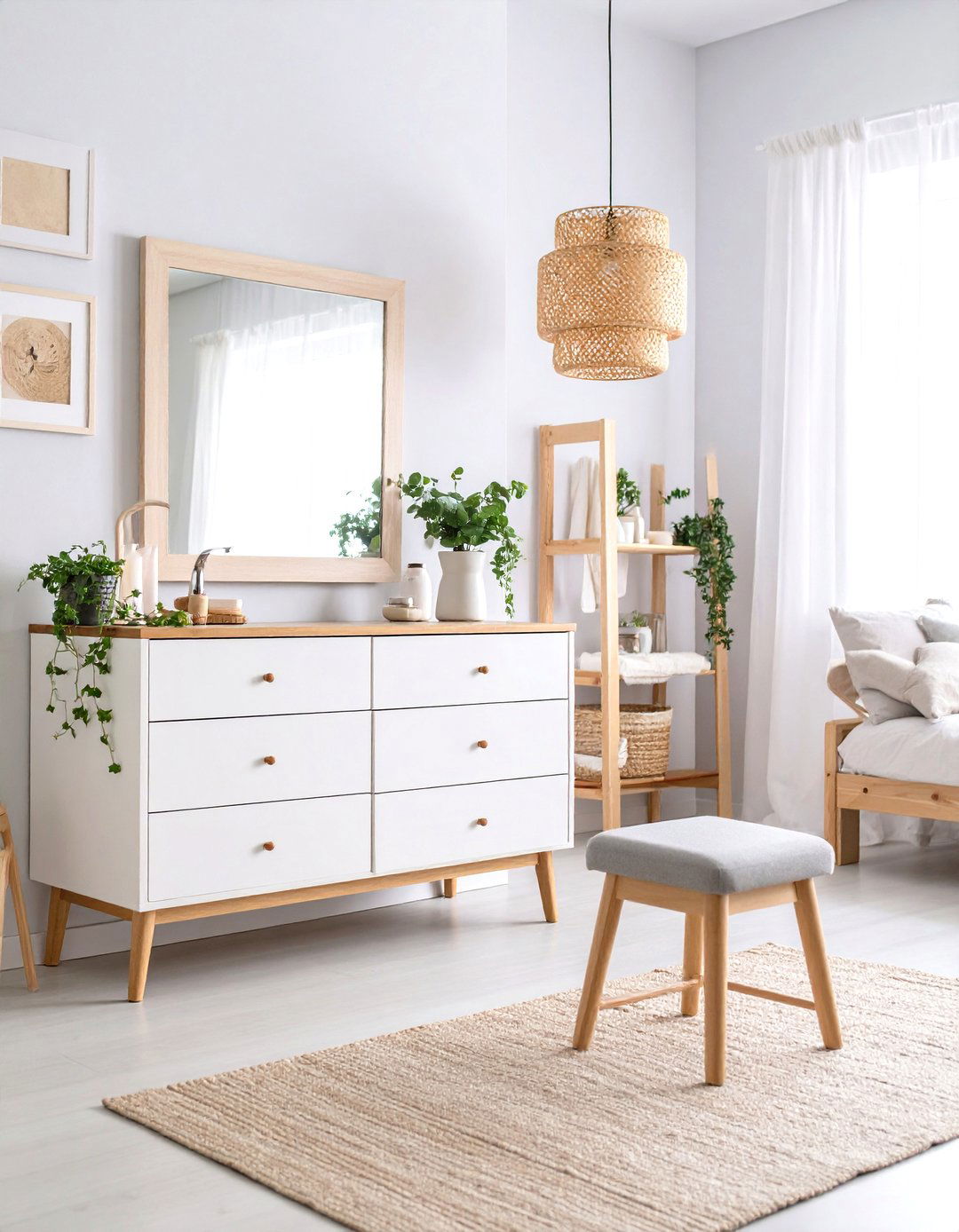 Scandinavian Simple Vanity - 20 Vanity Room Ideas