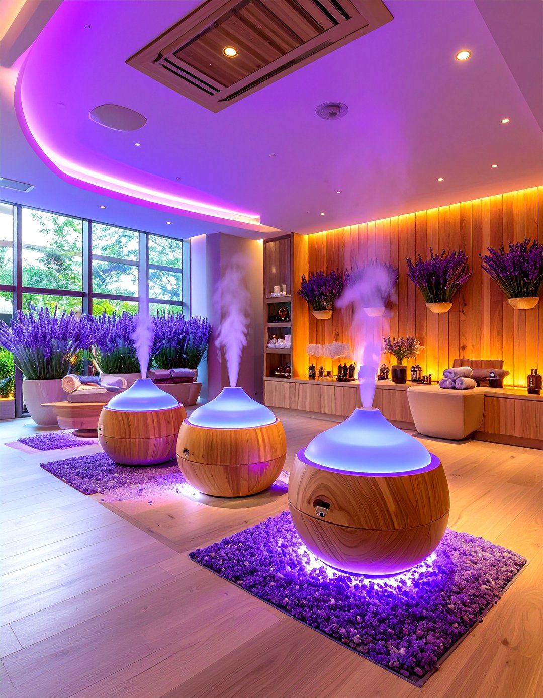 Scent Diffusers Integrated into Design - 20 Spa Decor Ideas
