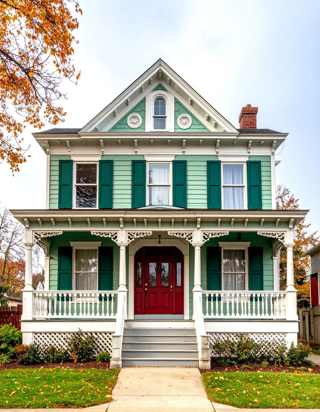 Scheeles Soft GreenHistoric Inspiration Green Victorian House Color - 20 Green Victorian House Colors