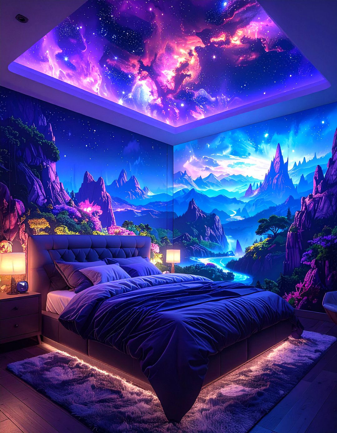 Sci Fi or Fantasy Wall Murals - 20 Gaming Bedroom Ideas