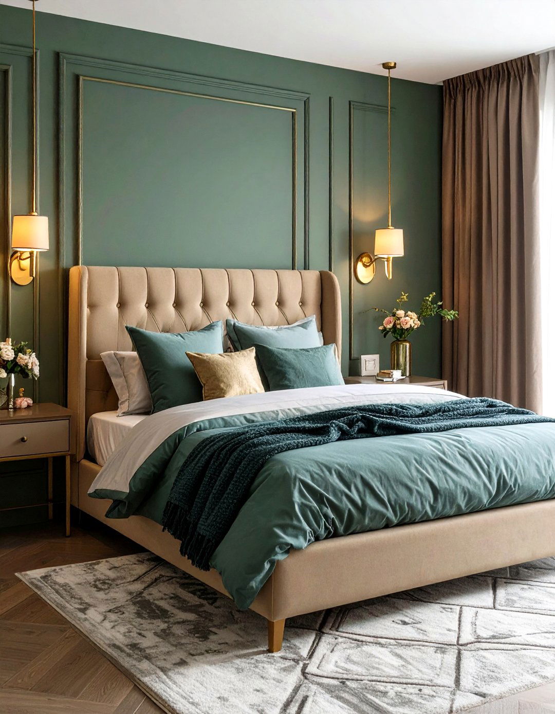 Sconce Symmetry Bedroom Wall Decor - 20 Bedroom Wall Decor Ideas