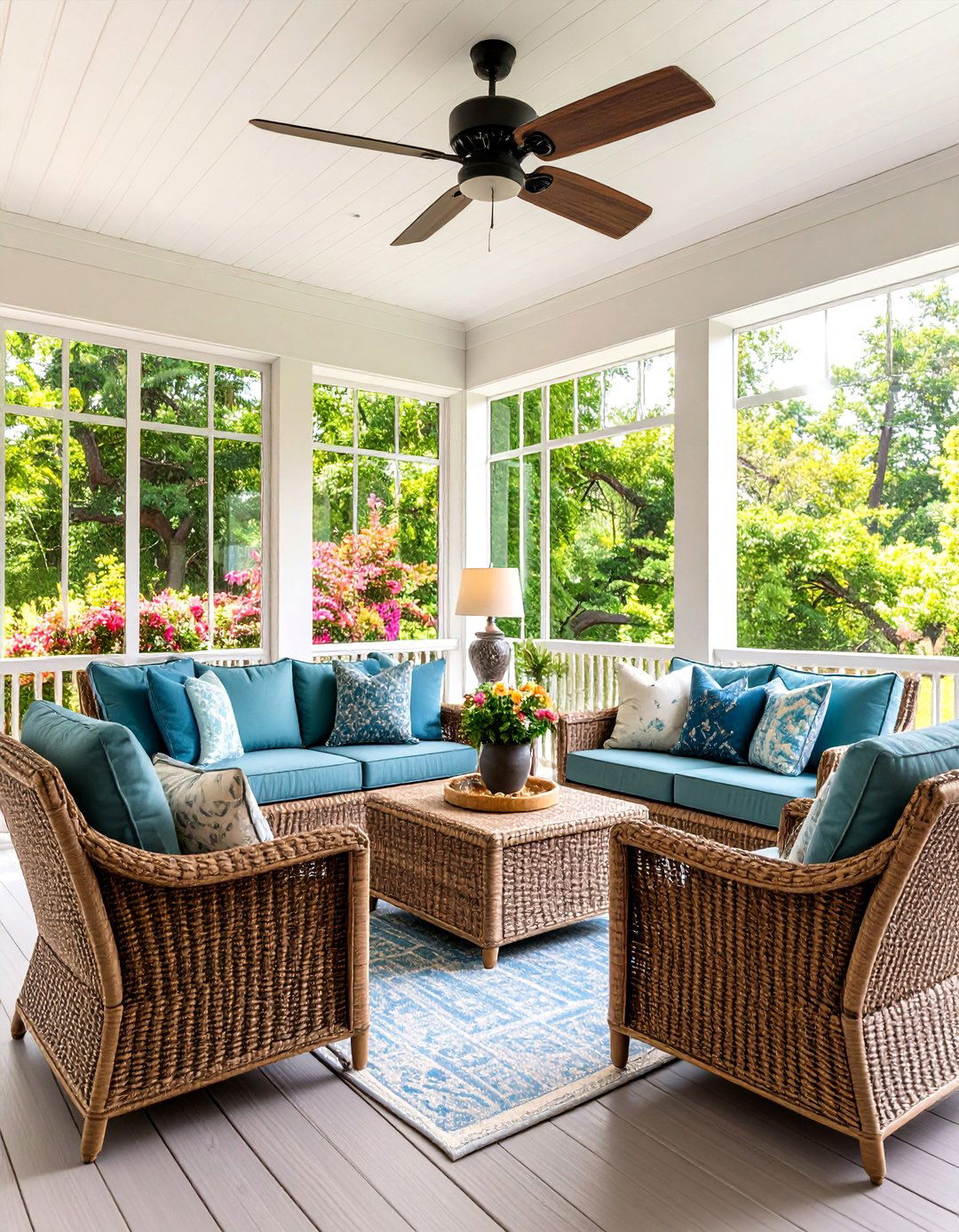 Screened In Covered Porch for All Season Comfort - 20 Covered Porch Ideas