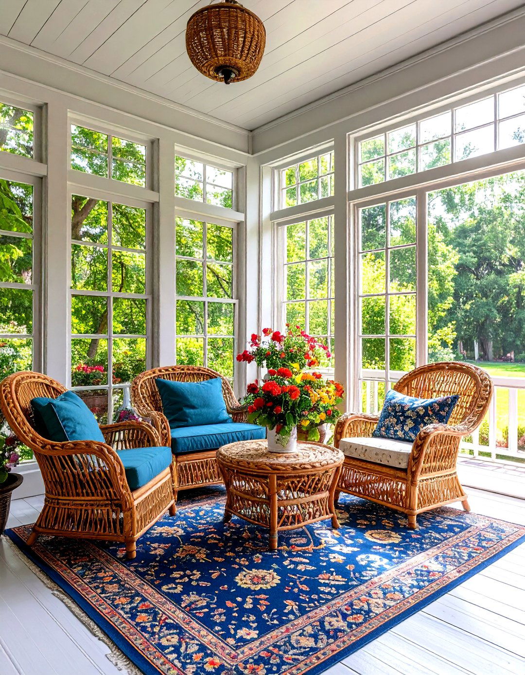 Screened In Sun Porch - 20 Victorian Porch Ideas