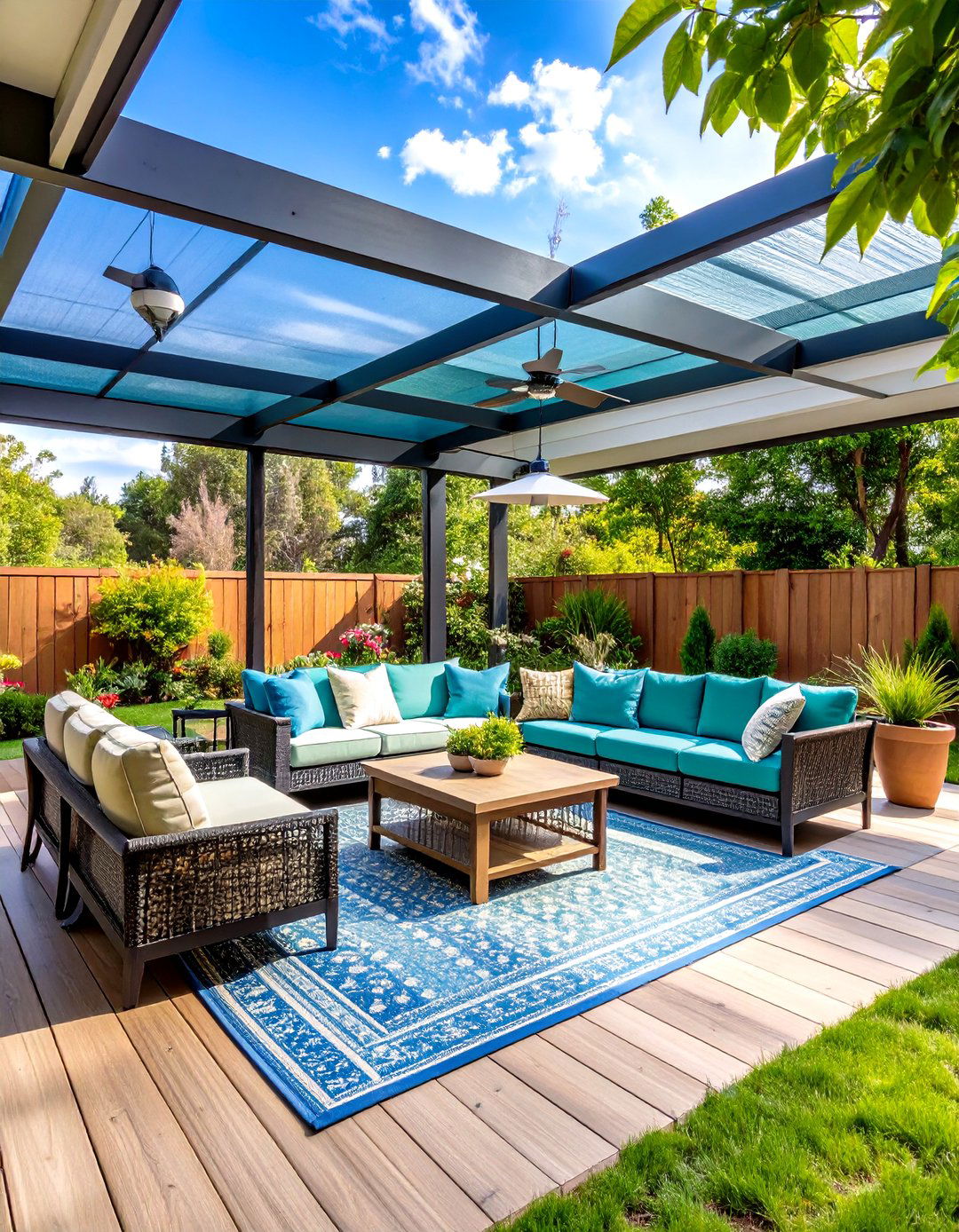 Screened Patio Deck for Bug Free Relaxation - 20 Patio Deck Ideas