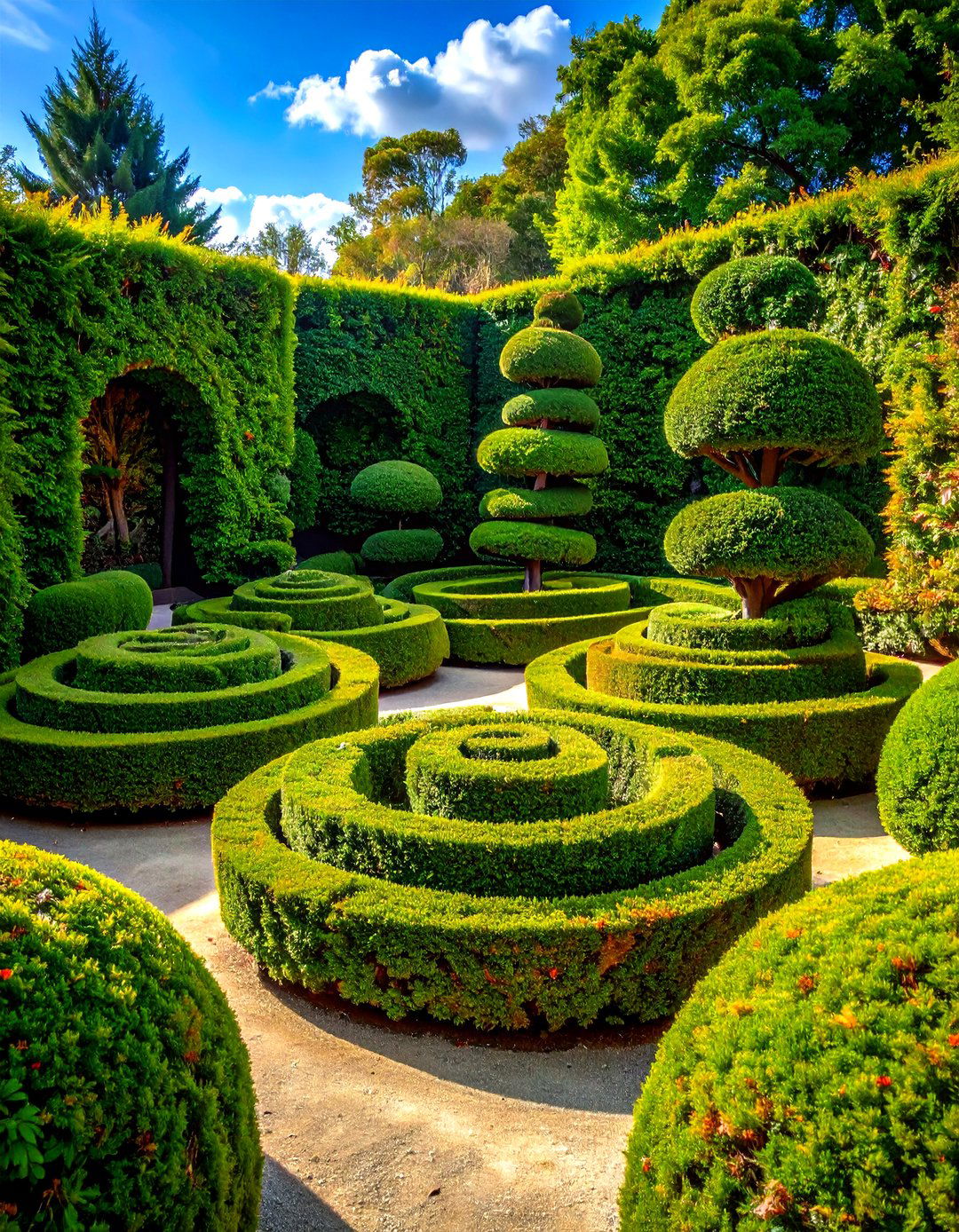 Sculpted Topiary Accents - 20 Secret Garden Ideas