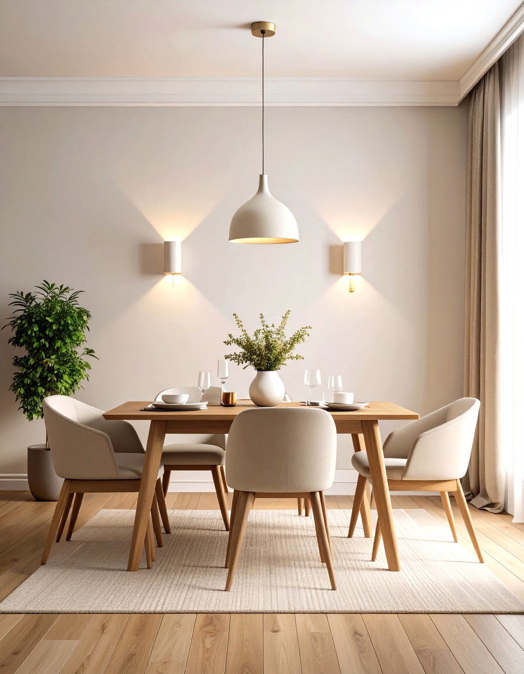 Sculptural Dining Room Wall Sconces - 20 Dining Room Wall Decor Ideas