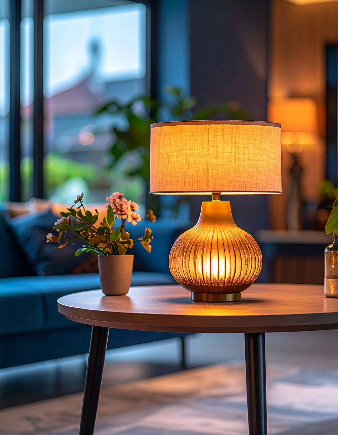 Sculptural Lighting Entry Table Focus - 20 Entry Table Decor Ideas
