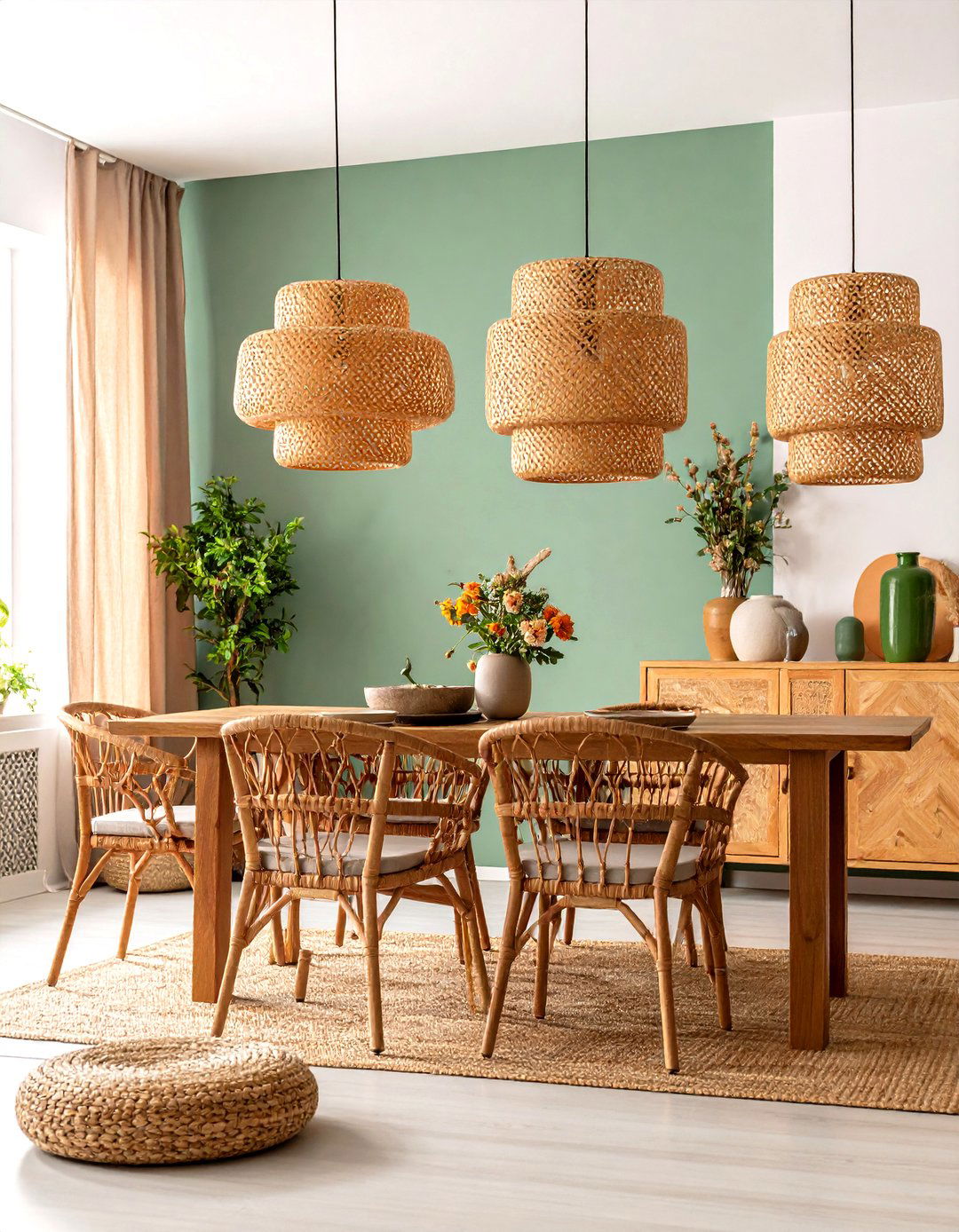 Sculptural Lighting Steals the Show - 20 Dining Room Design Ideas