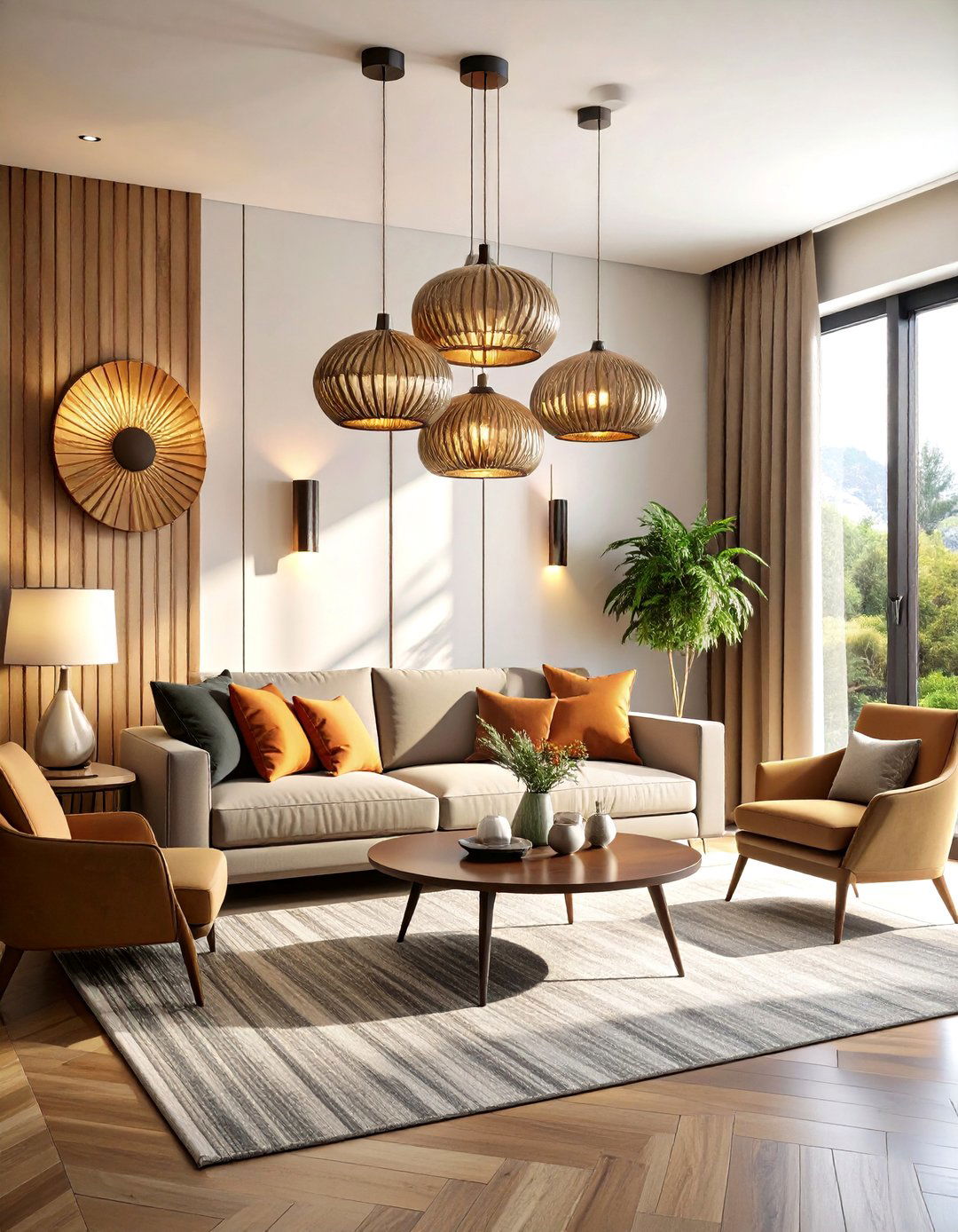 Sculptural Living Room Wall Lighting Ideas as Artistic Statements - 20 Living Room Wall Lighting Ideas