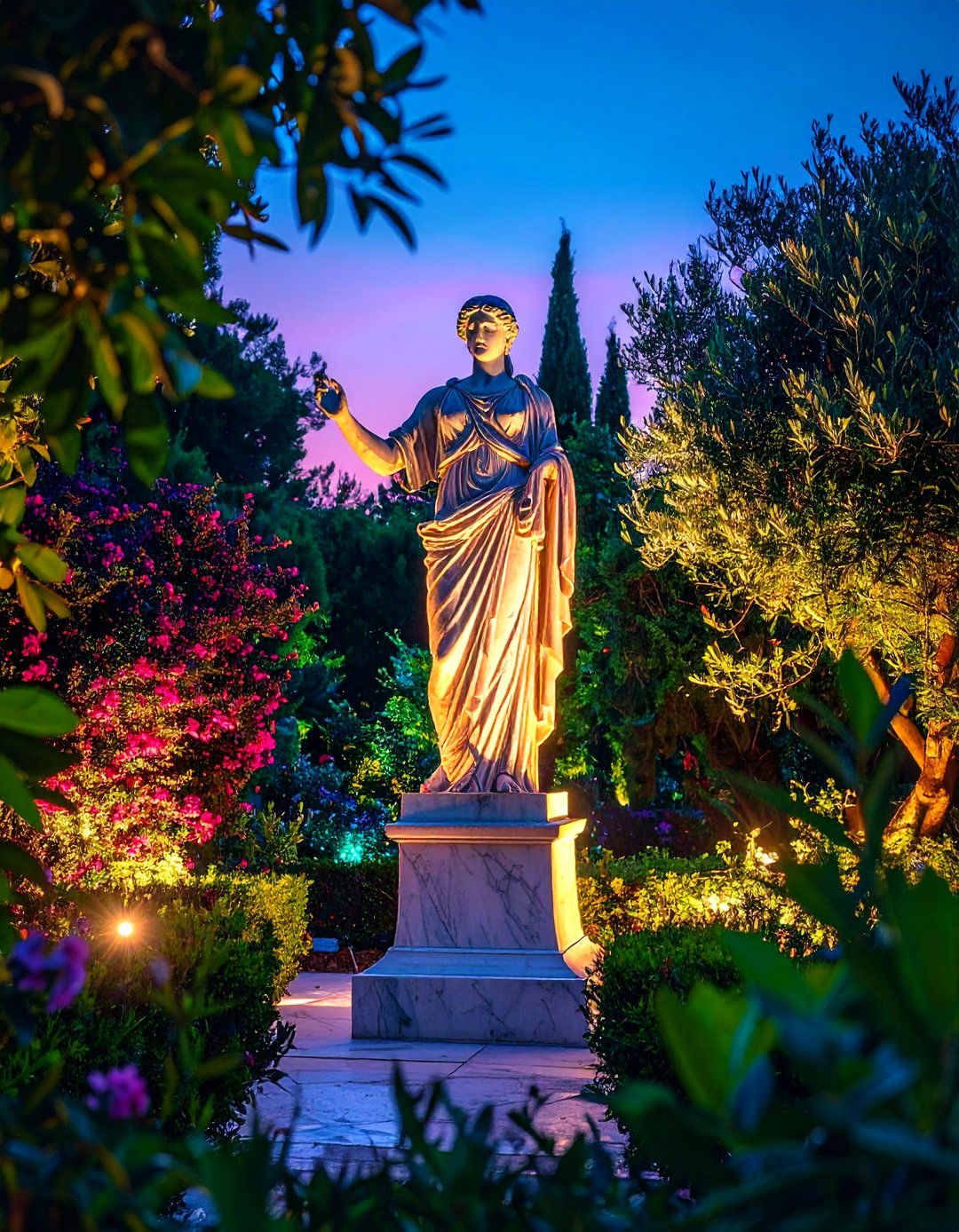 Sculptural Marble Statues - 20 Greek Garden Ideas