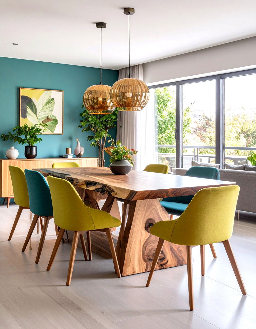 Sculptural Table Becomes the Dining Room Centerpiece - 20 Dining Room Ideas