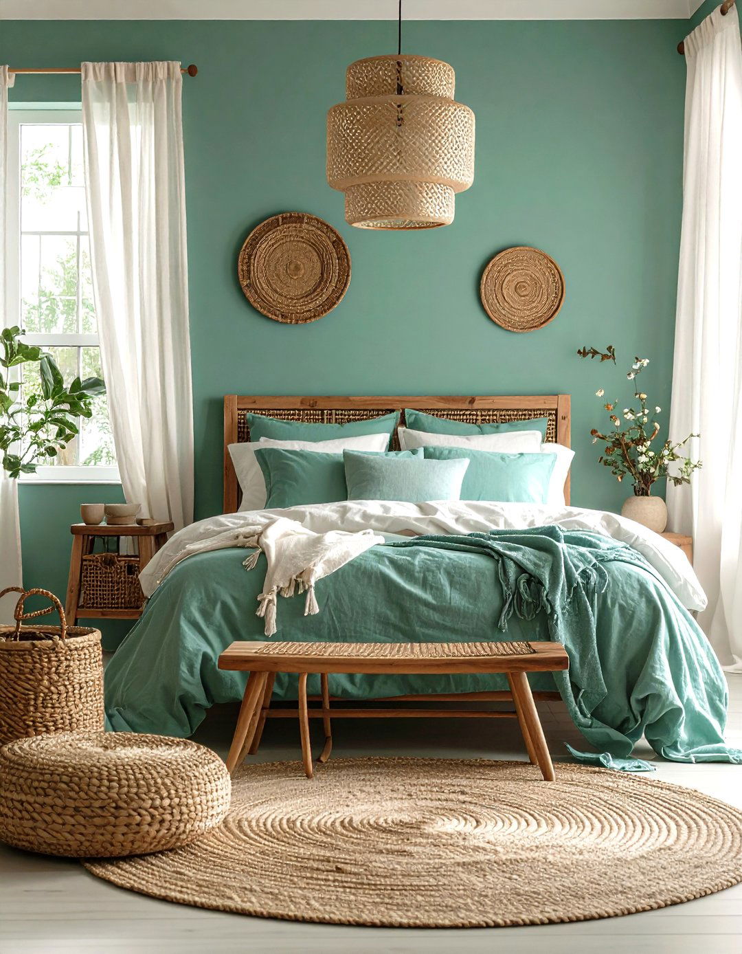 Sea Glass Green Bedroom for Coastal Calm - 20 Green Bedroom Ideas