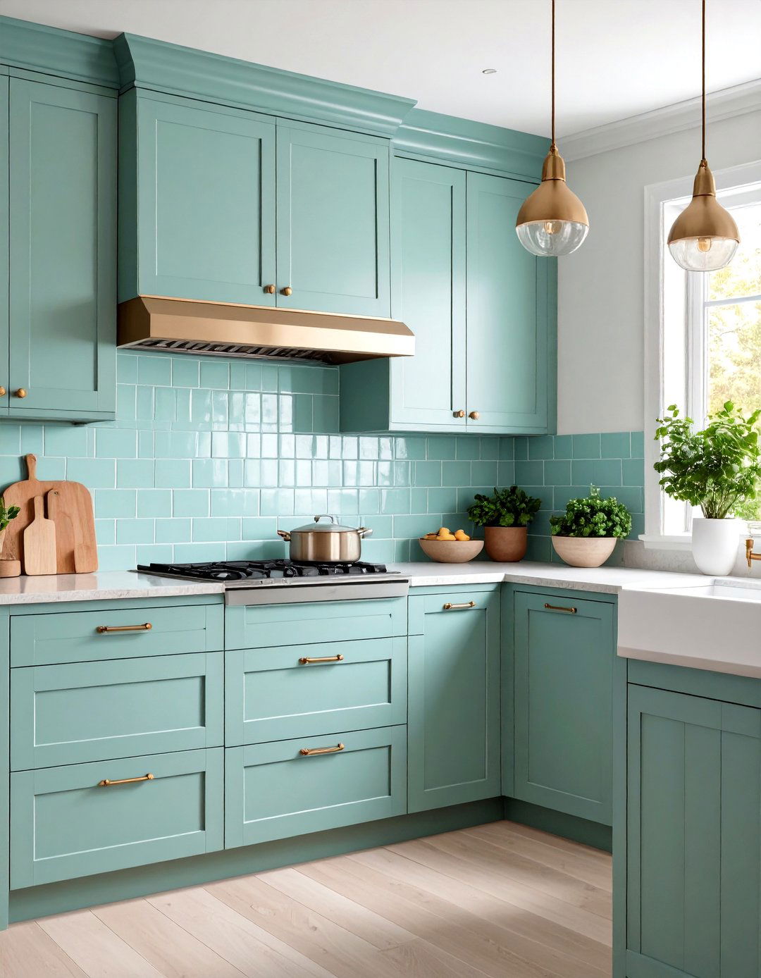Seafoam Green Backsplash Tiles - 20 Seafoam Green Kitchen Ideas