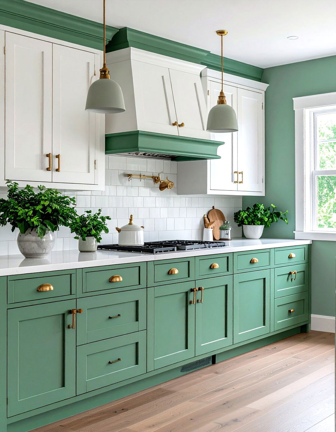 Seafoam Green Hardware - 20 Seafoam Green Kitchen Ideas
