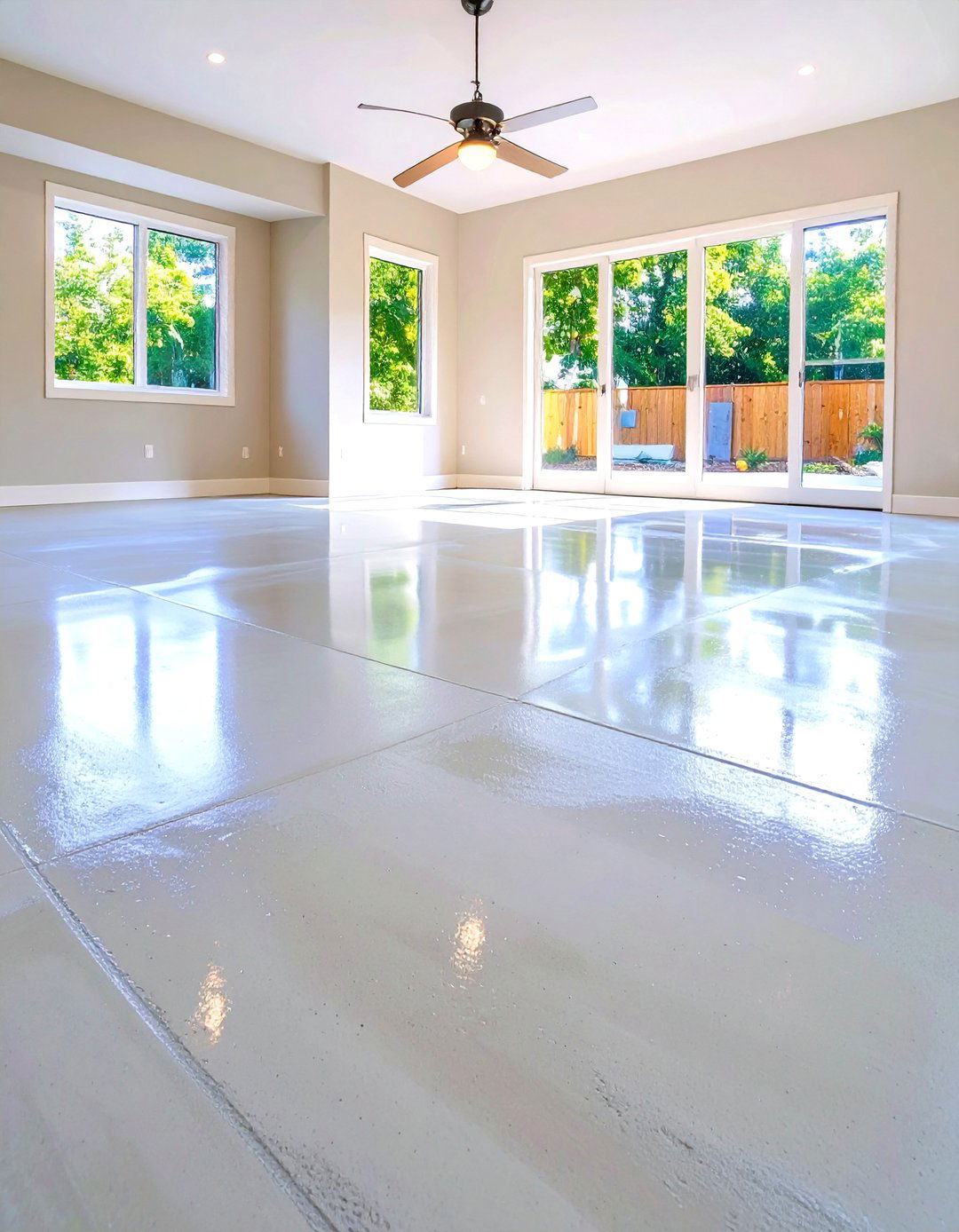 Sealed Concrete - 20 Types of Concrete Floor Finishes