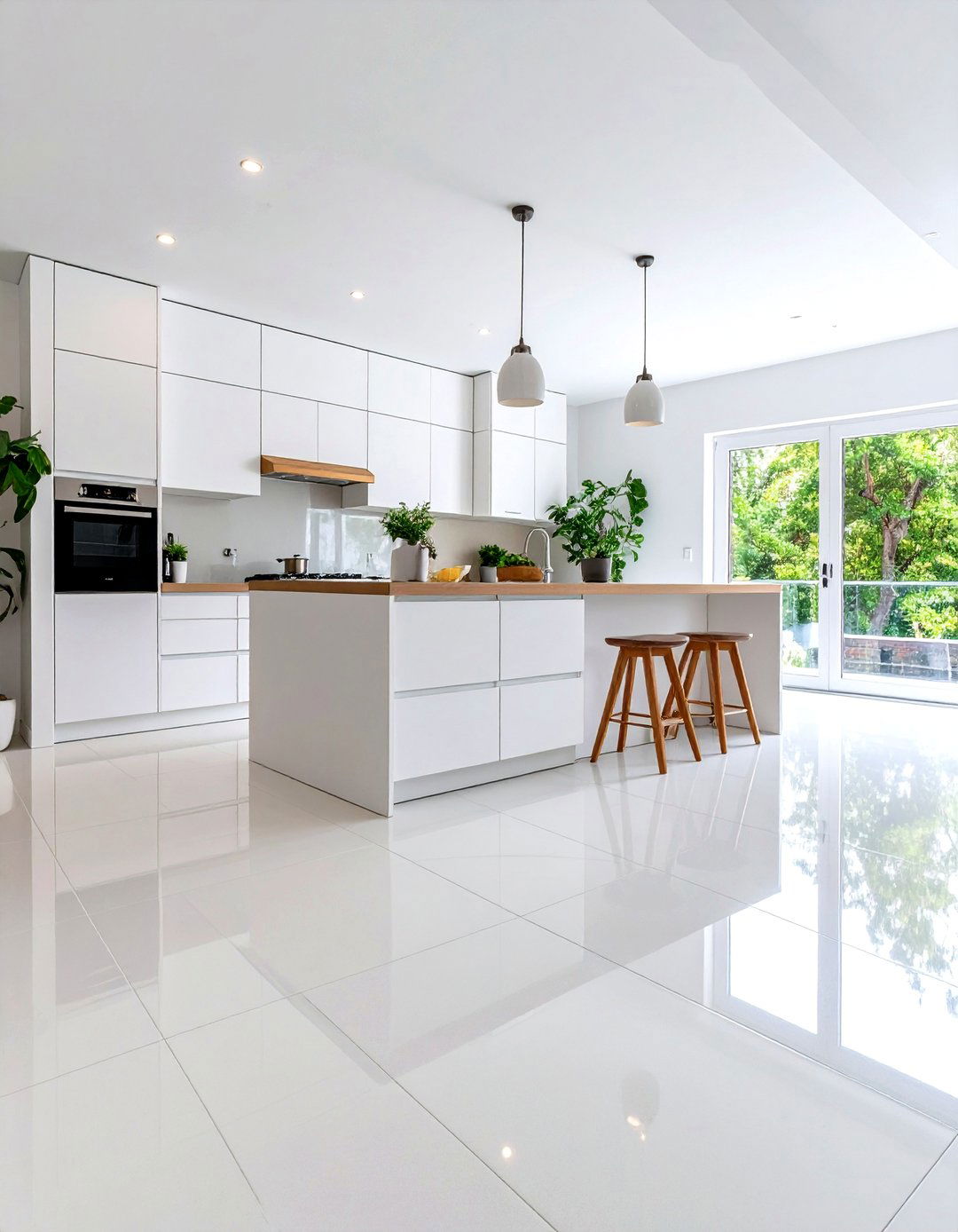 Seamless Epoxy Kitchen Flooring - 20 Kitchen Flooring Ideas