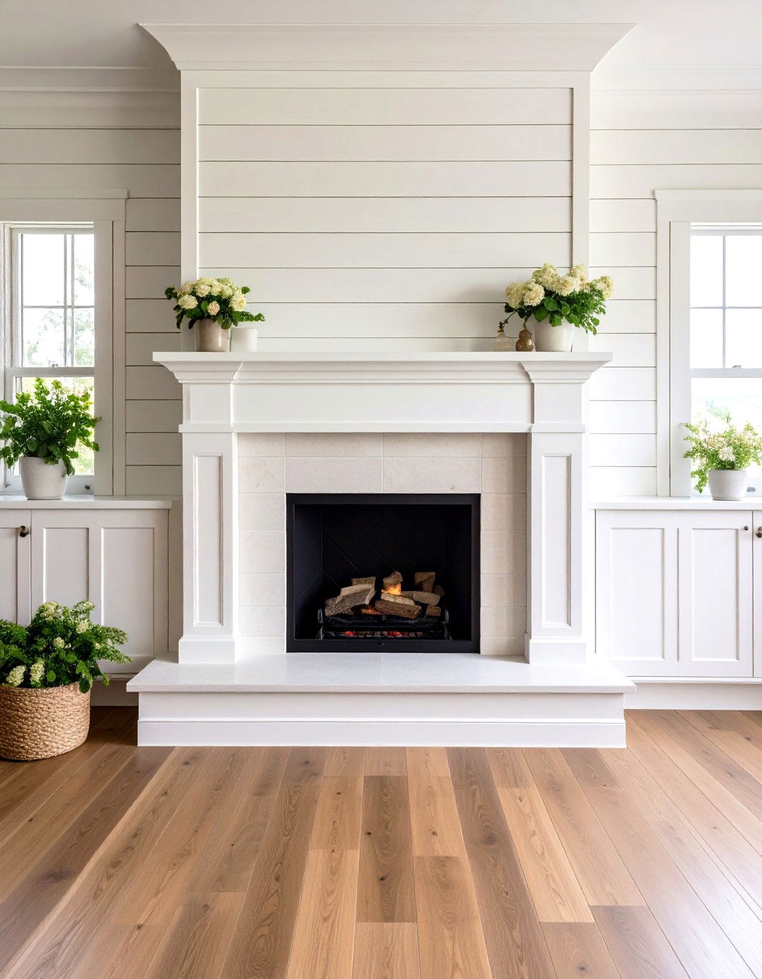 Seamless Quartzite Slab Fireplace Backsplash Durability - 20 Fireplace Backsplash Ideas